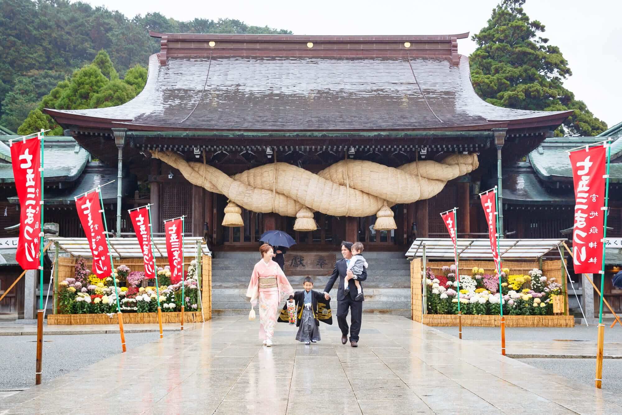 福岡の神社で撮る家族の出張撮影 ロケーション一覧