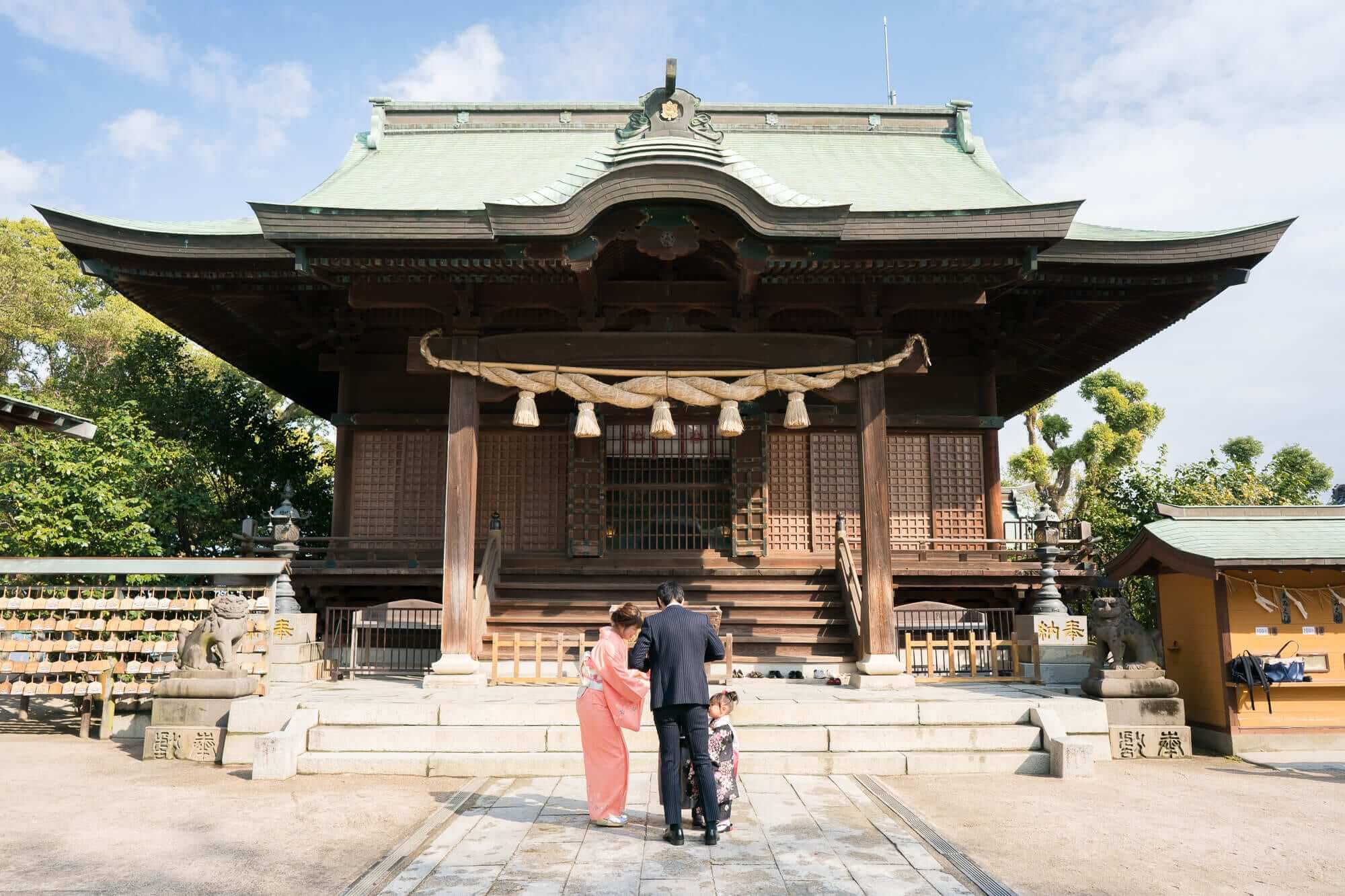 福岡の神社で撮る家族の出張撮影 ロケーション一覧