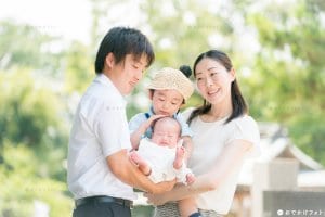 久留米市のA様のご家族写真