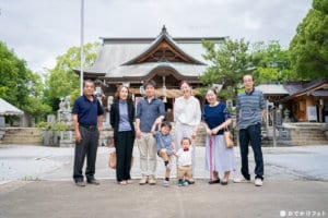 久留米市のA様のご家族写真