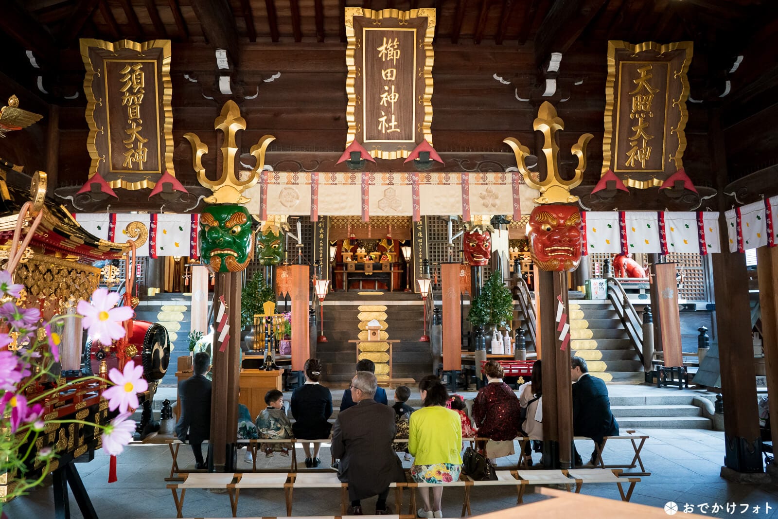 櫛田神社で七五三