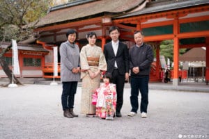 福岡市のI様のご家族写真