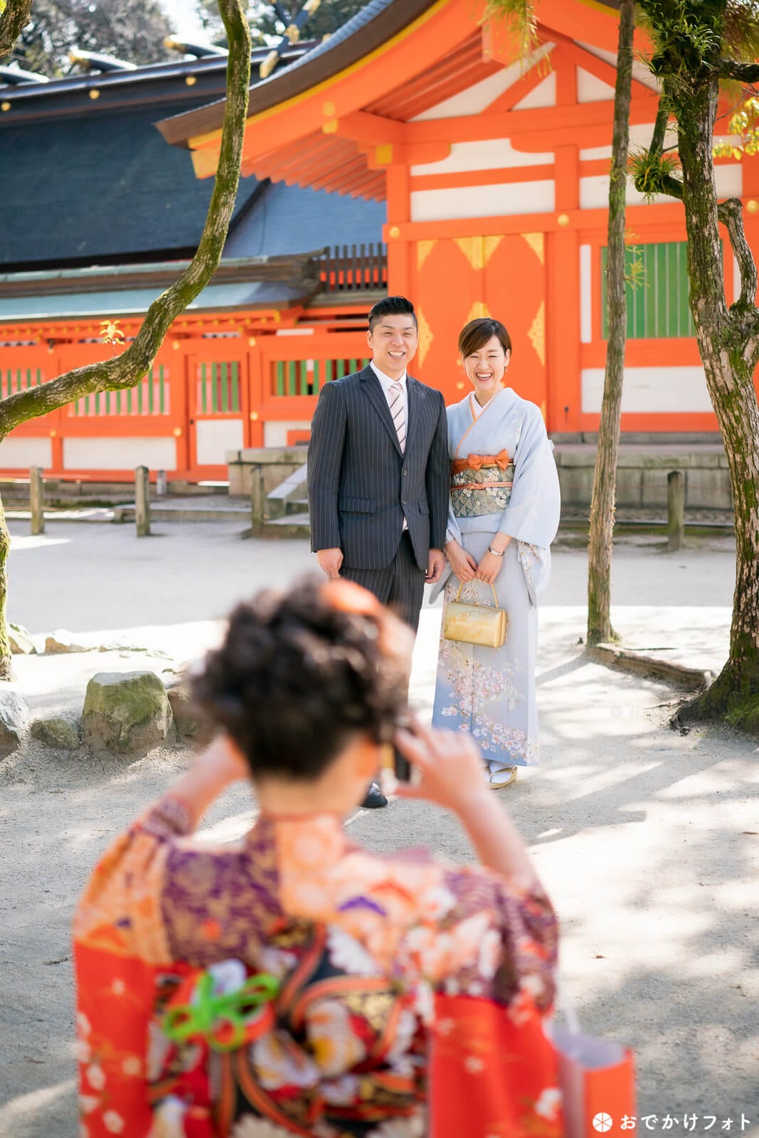 住吉神社で七五三写真のロケーションフォト出張撮影