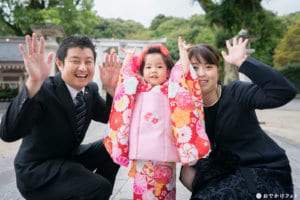 春日市のM様のご家族写真