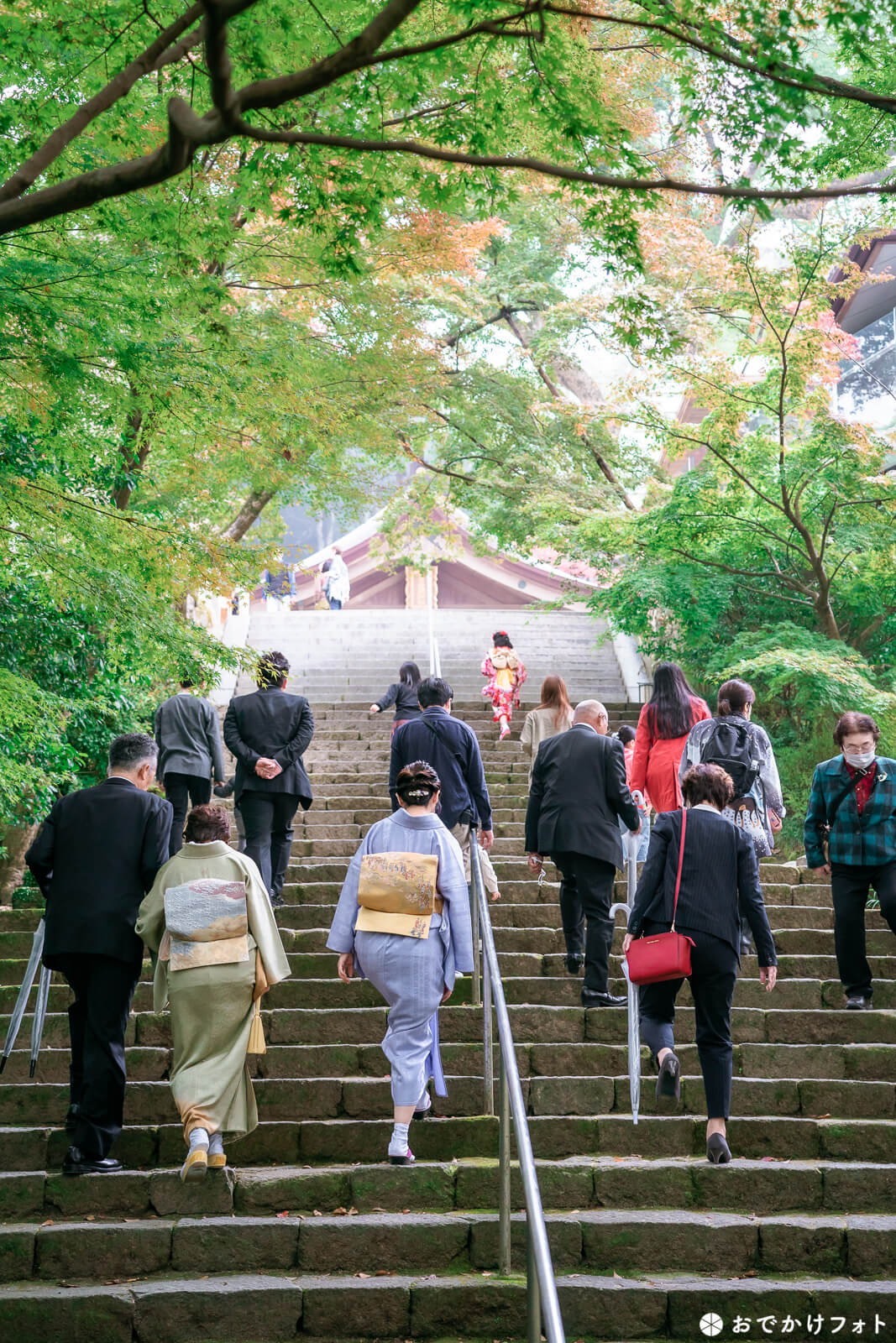 竈門神社で七五三の出張撮影