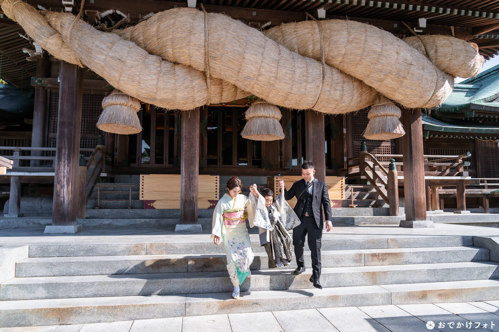 宮地嶽神社で七五三の出張撮影