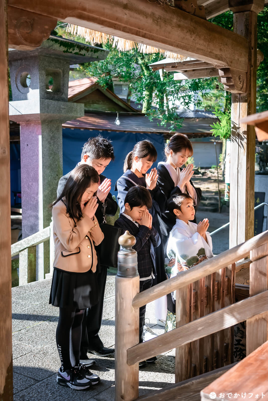 飯盛神社で七五三の出張撮影