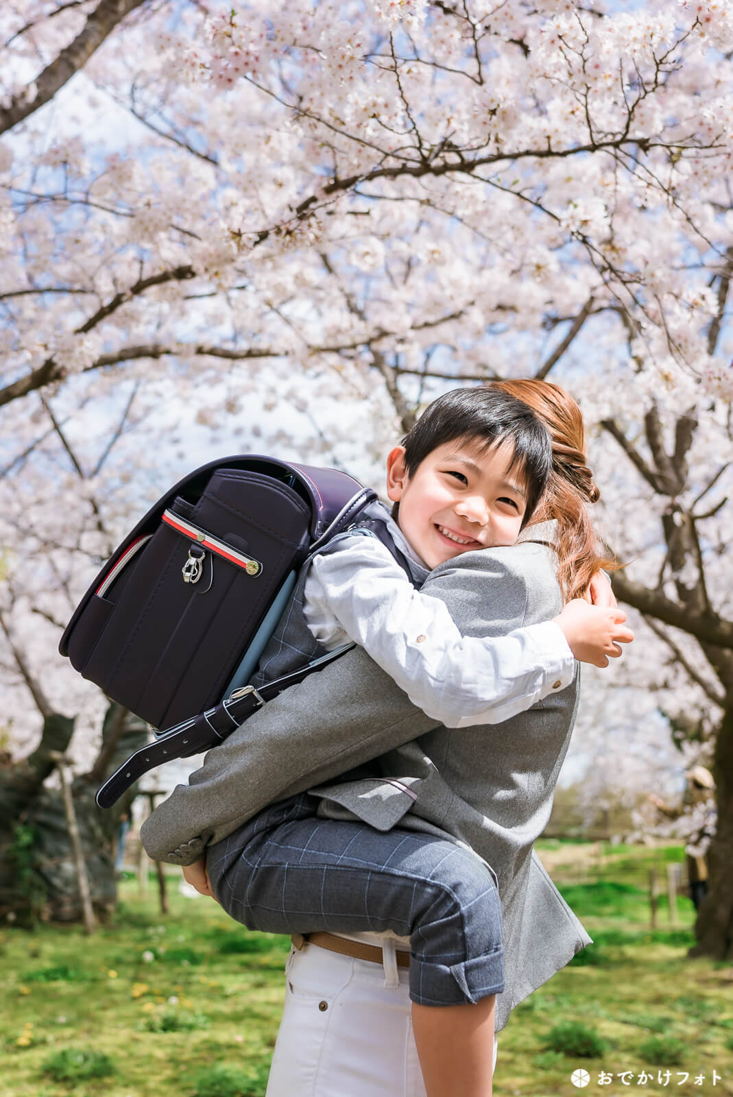 入学記念の桜ロケーションフォト出張写真撮影