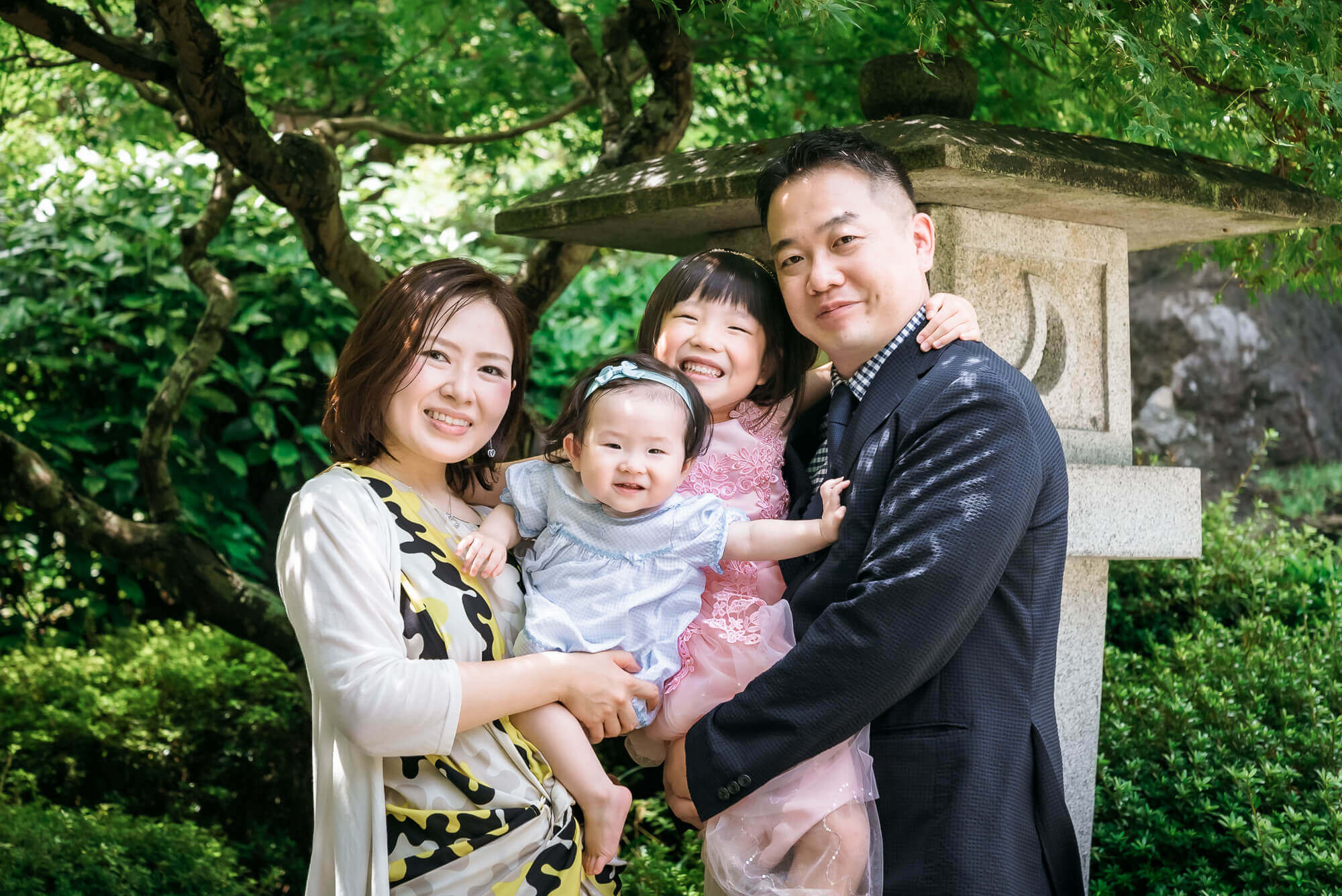 飯盛神社で1歳誕生日のお餅踏み