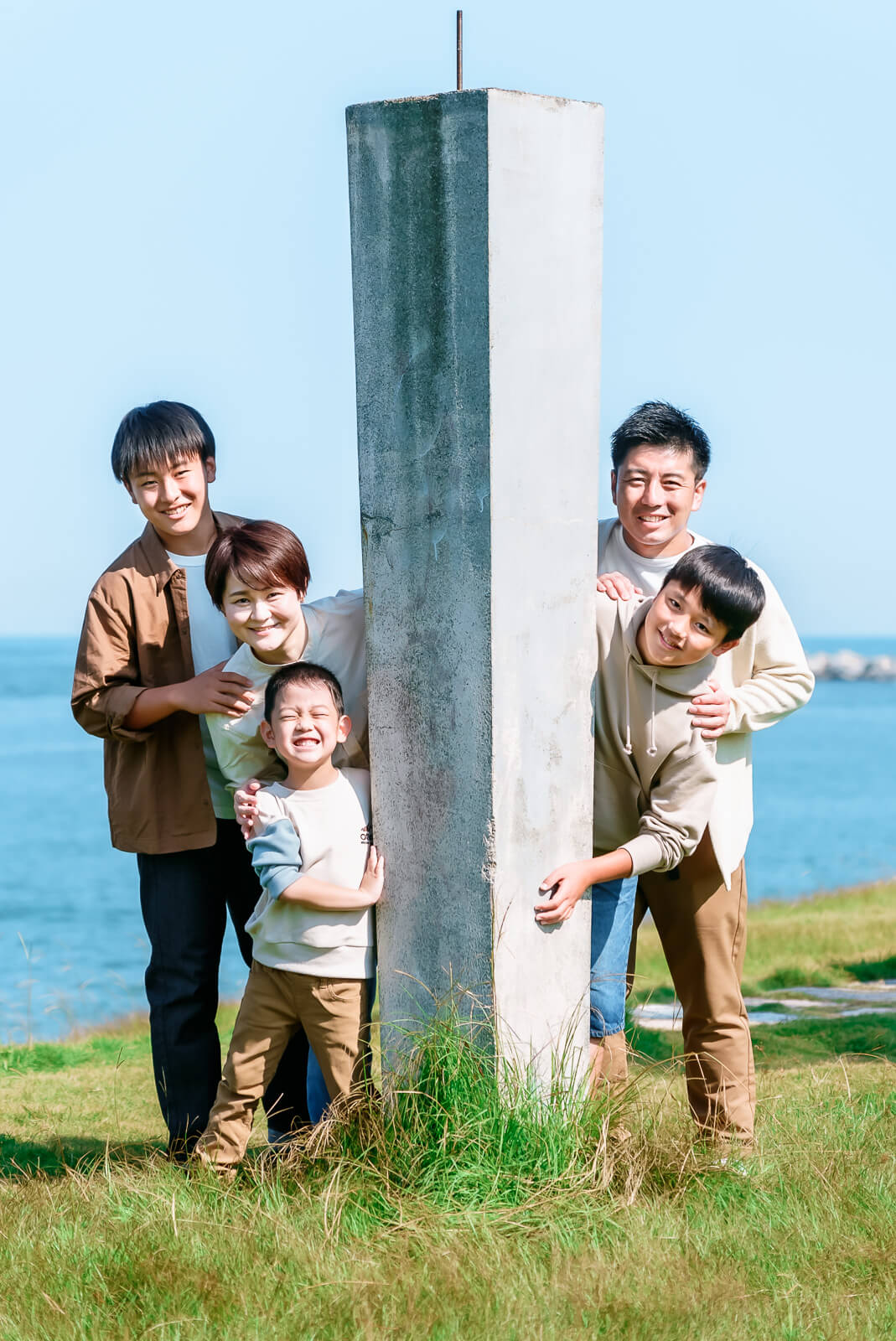 家族写真、福岡でロケーションフォト出張撮影
