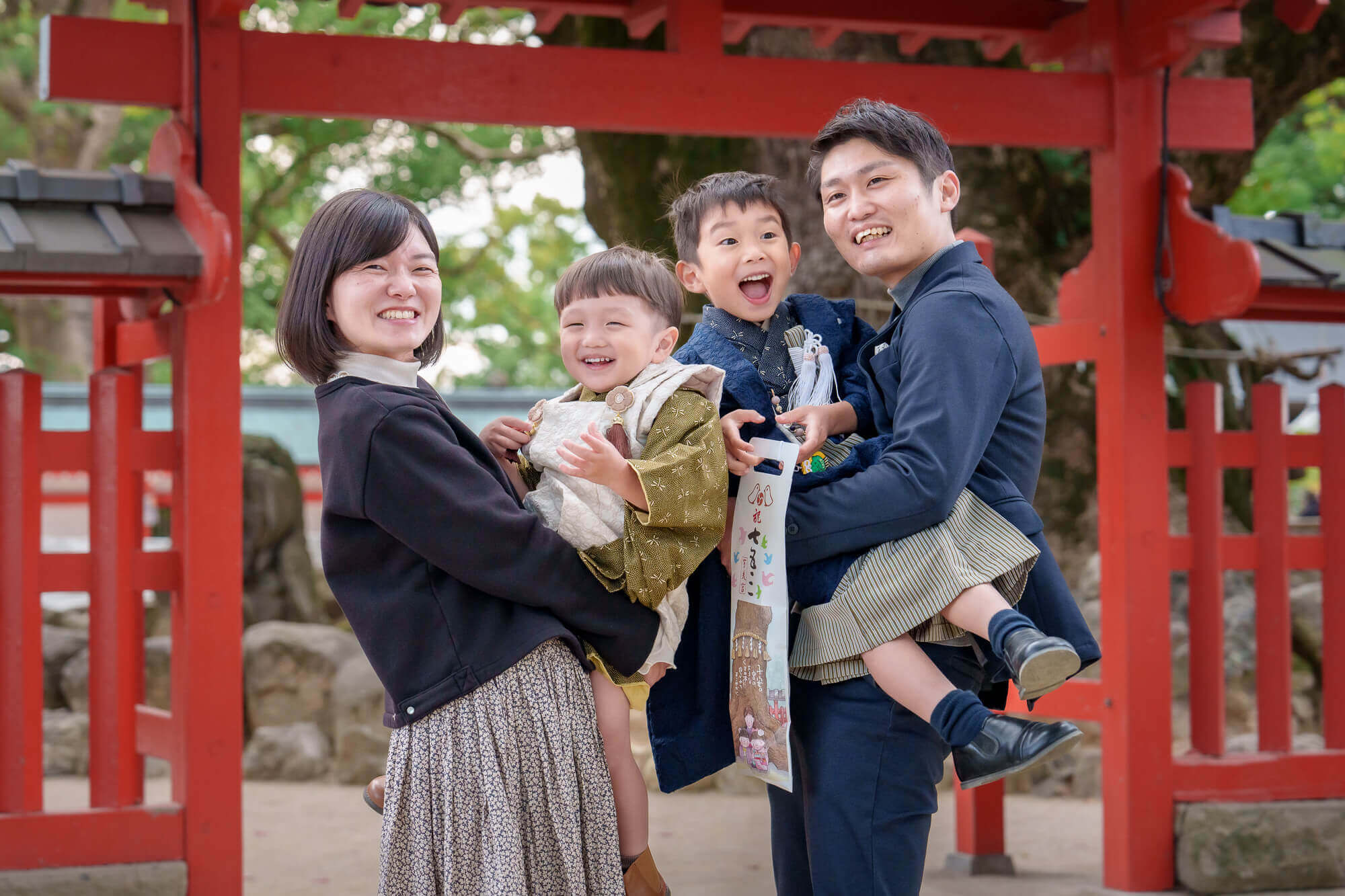 宇美八幡宮で七五三の出張撮影