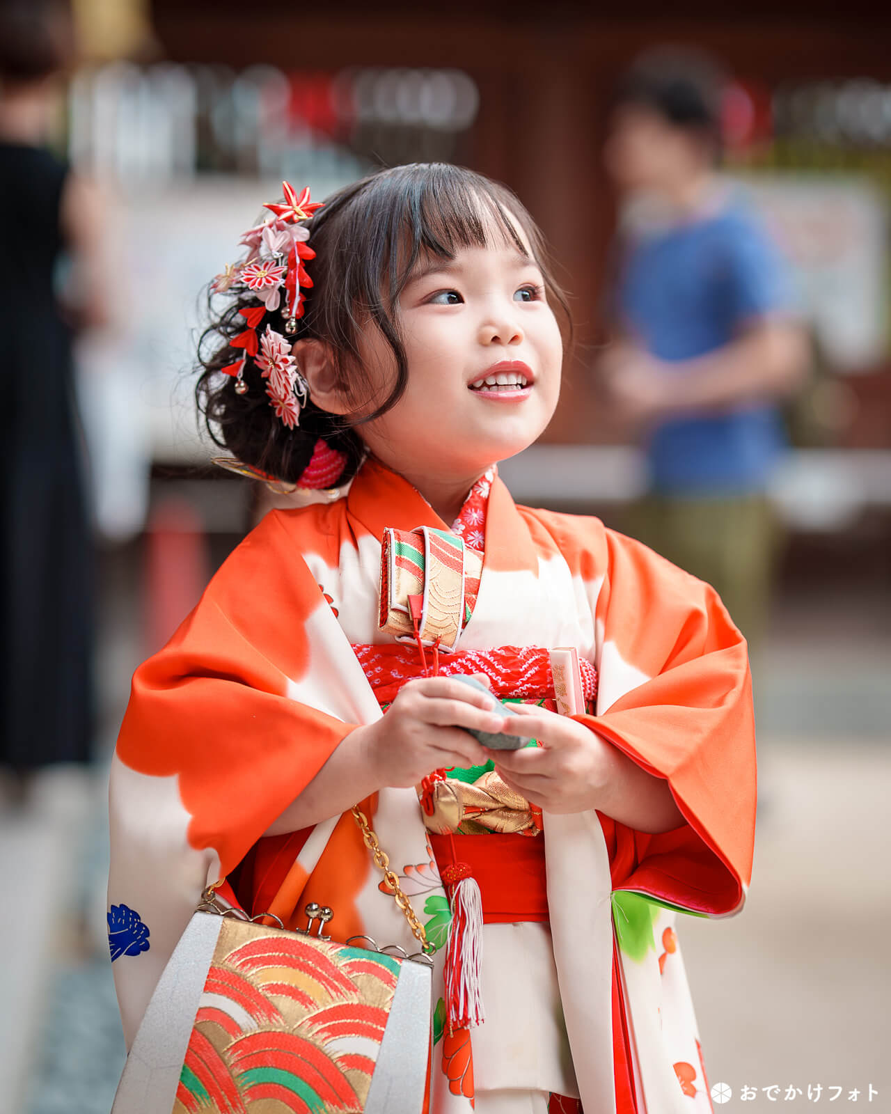 櫛田神社で七五三の出張撮影