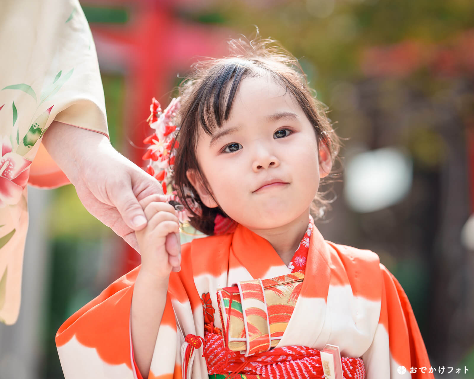 櫛田神社で七五三の出張撮影