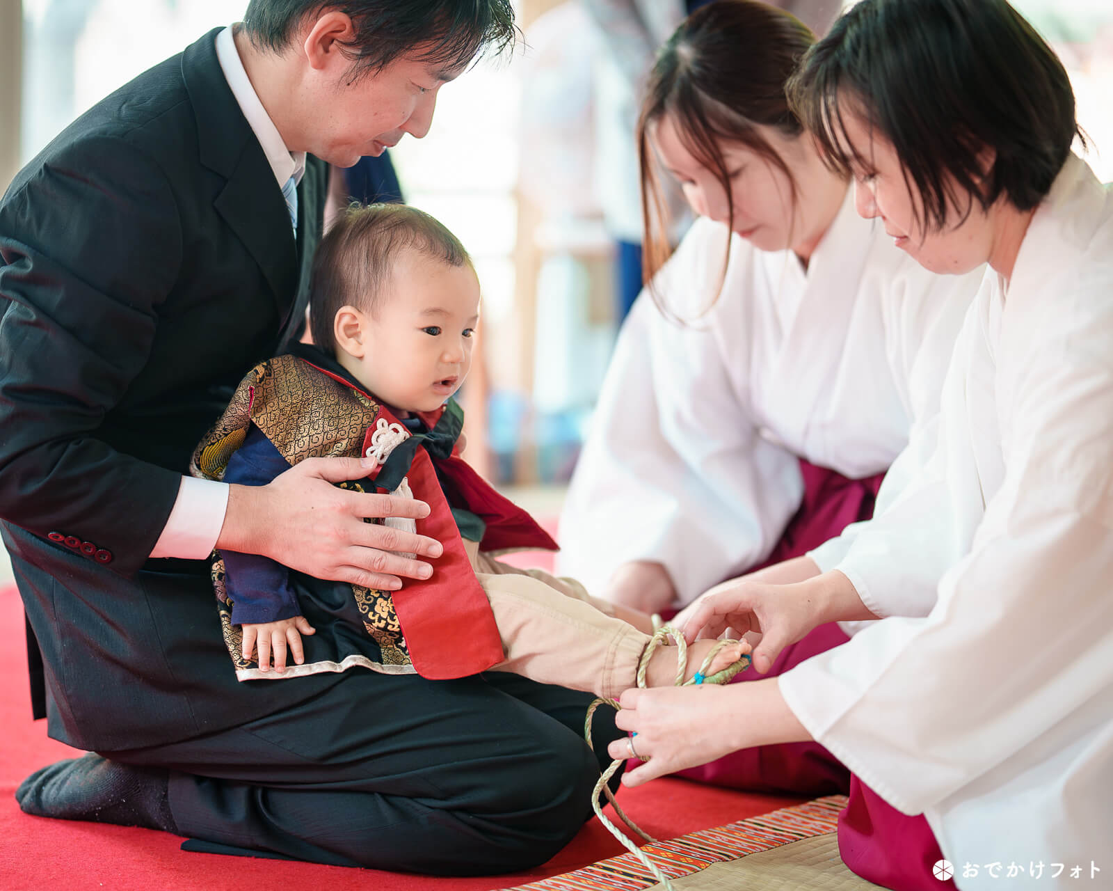 飯盛神社でお餅踏みの出張撮影