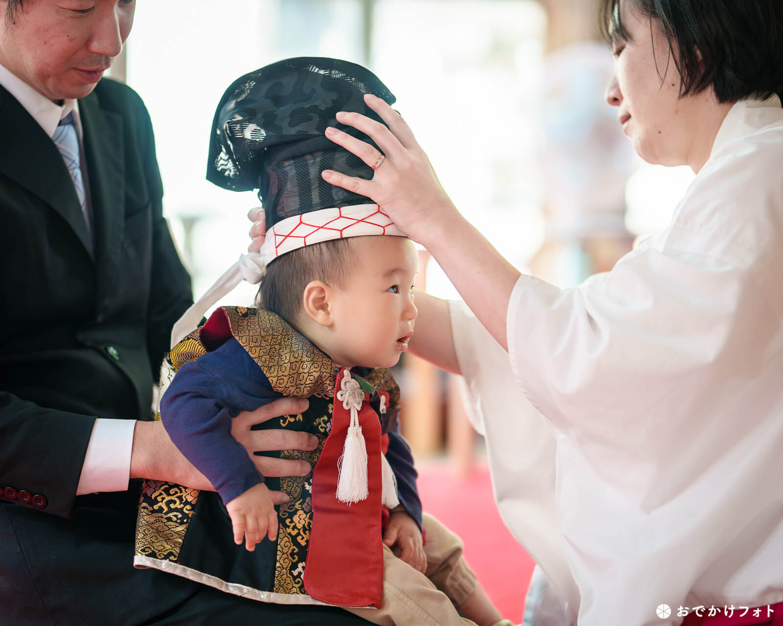 飯盛神社でお餅踏みの出張撮影