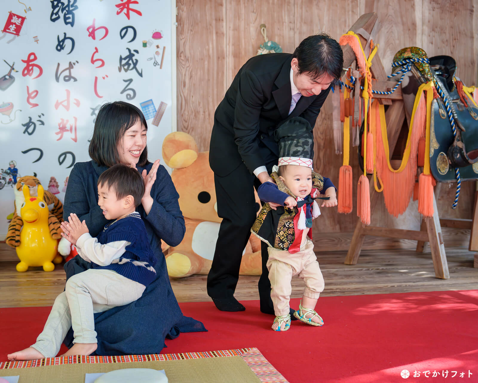 飯盛神社でお餅踏みの出張撮影