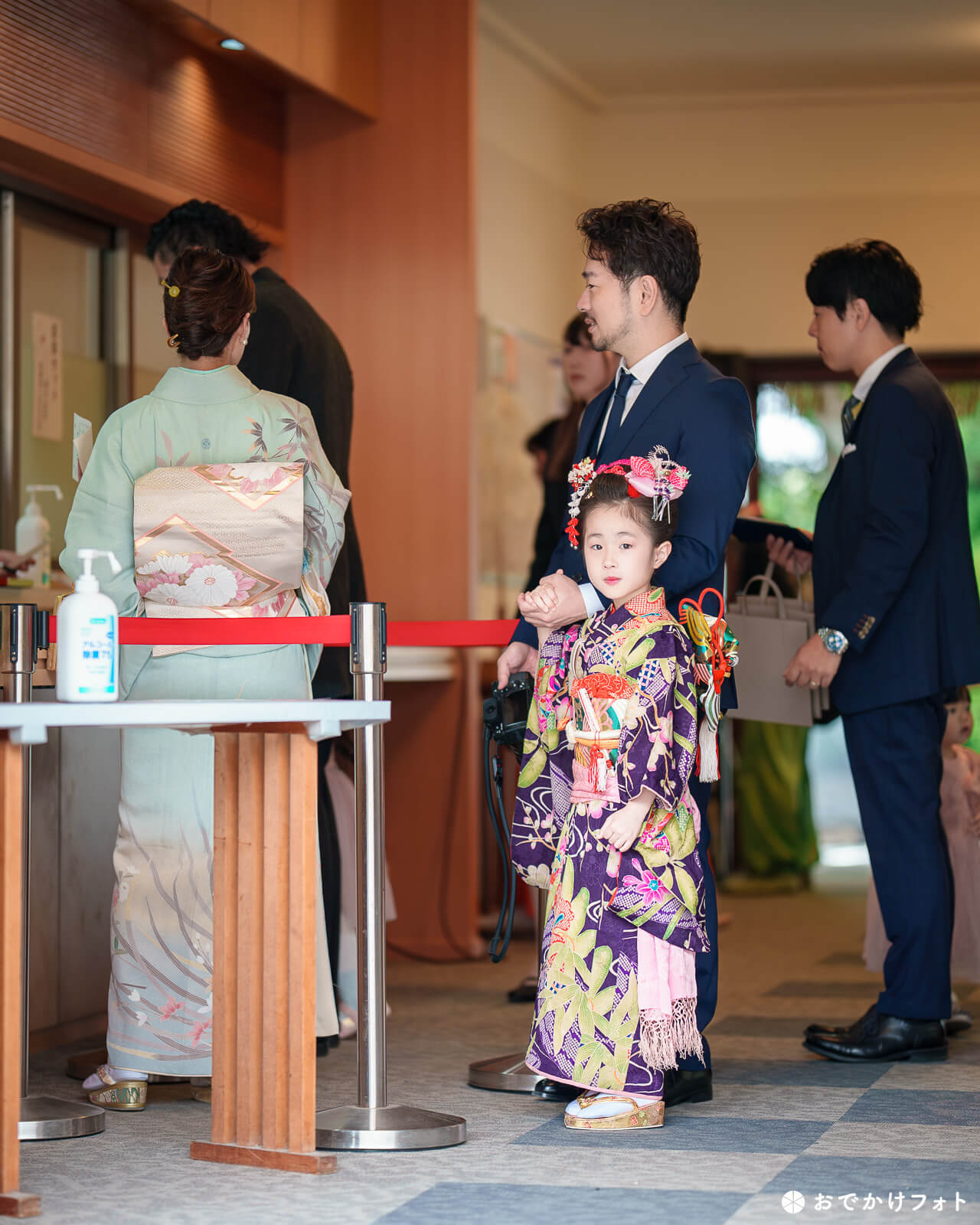 護国神社で七五三のロケーションフォト出張撮影