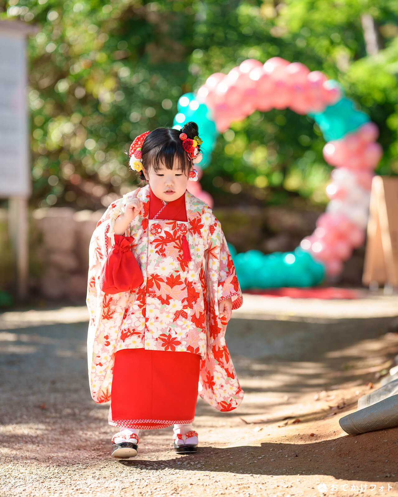 飯盛神社で七五三のロケーションフォト出張撮影