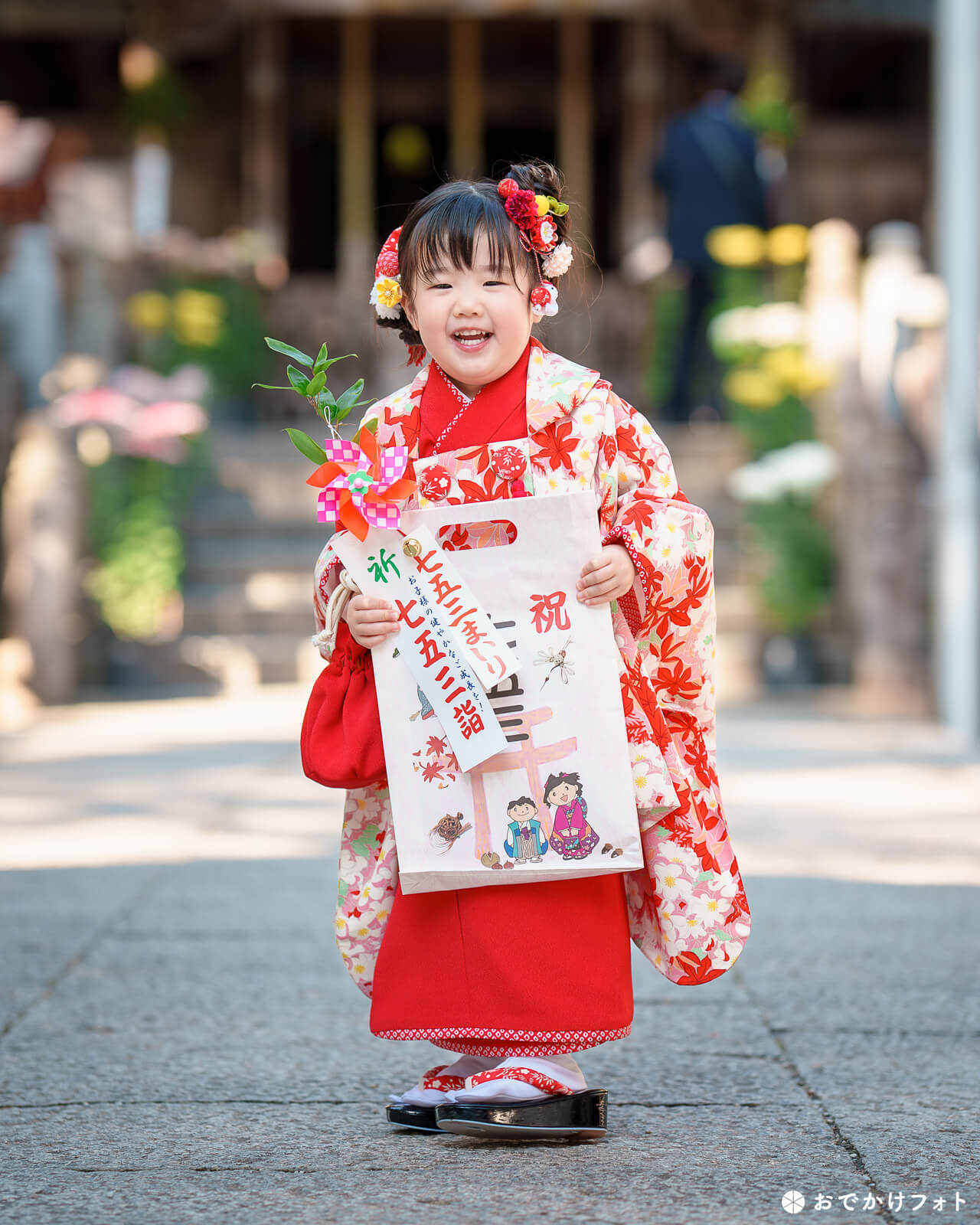 飯盛神社で七五三のロケーションフォト出張撮影