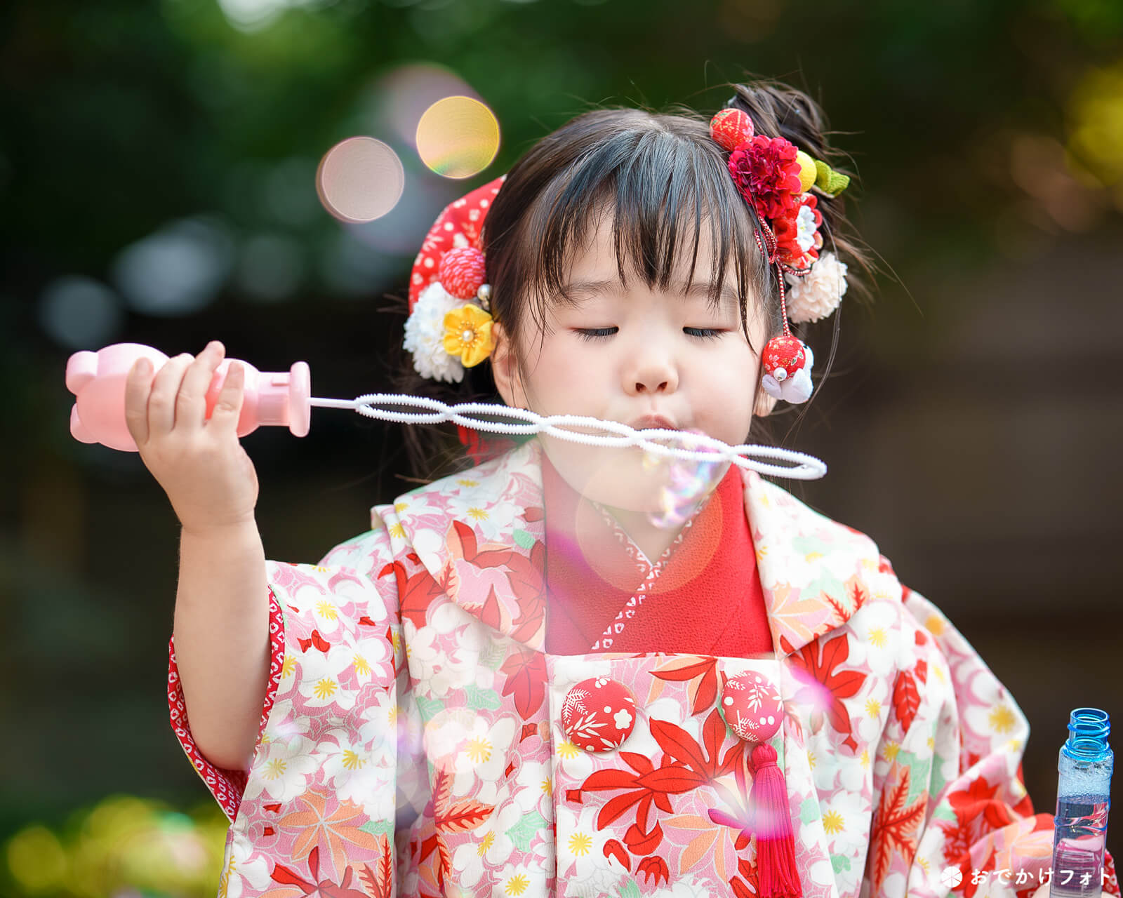 飯盛神社で七五三のロケーションフォト出張撮影