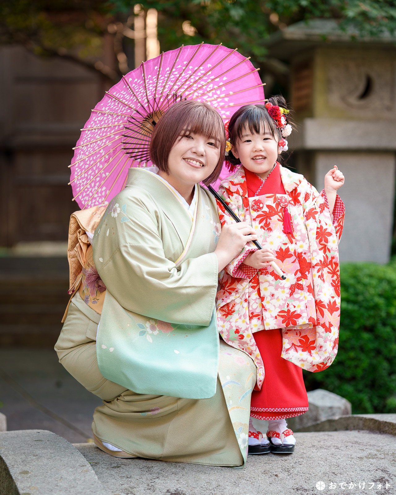 飯盛神社で七五三のロケーションフォト出張撮影