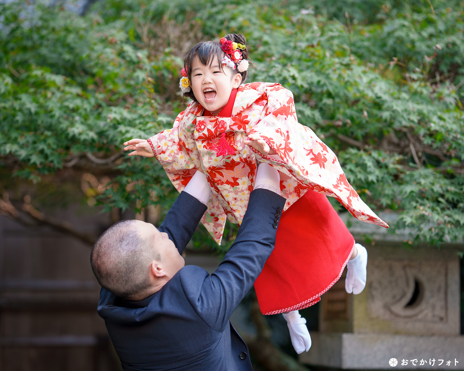 飯盛神社で七五三のロケーションフォト出張撮影