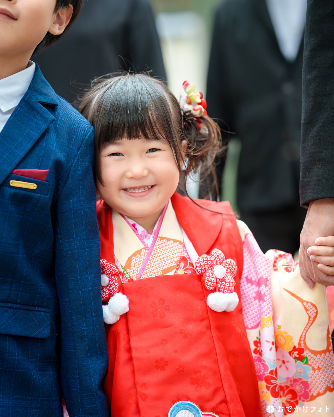 現人神社で七五三のロケーションフォト出張撮影