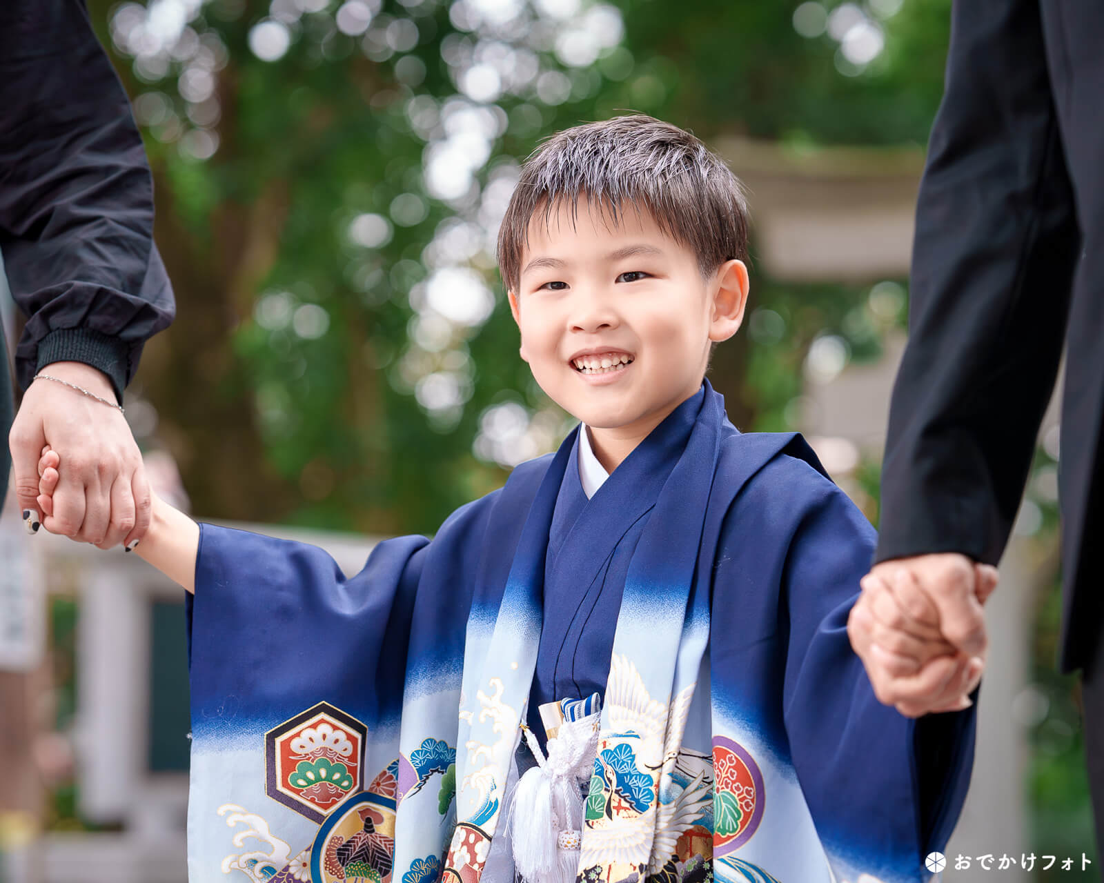 高宮八幡宮で七五三のロケーションフォト出張撮影