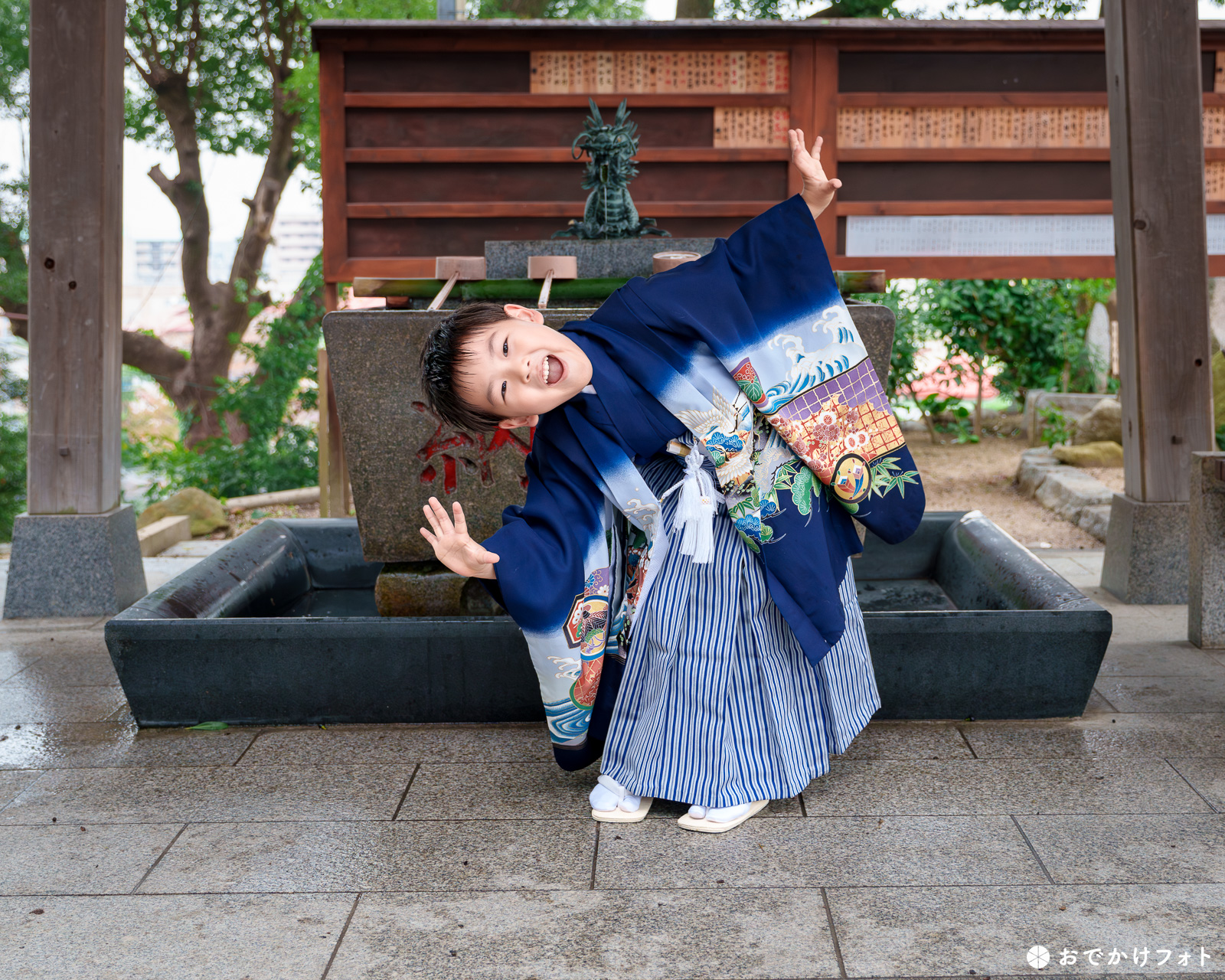 高宮八幡宮で七五三のロケーションフォト出張撮影