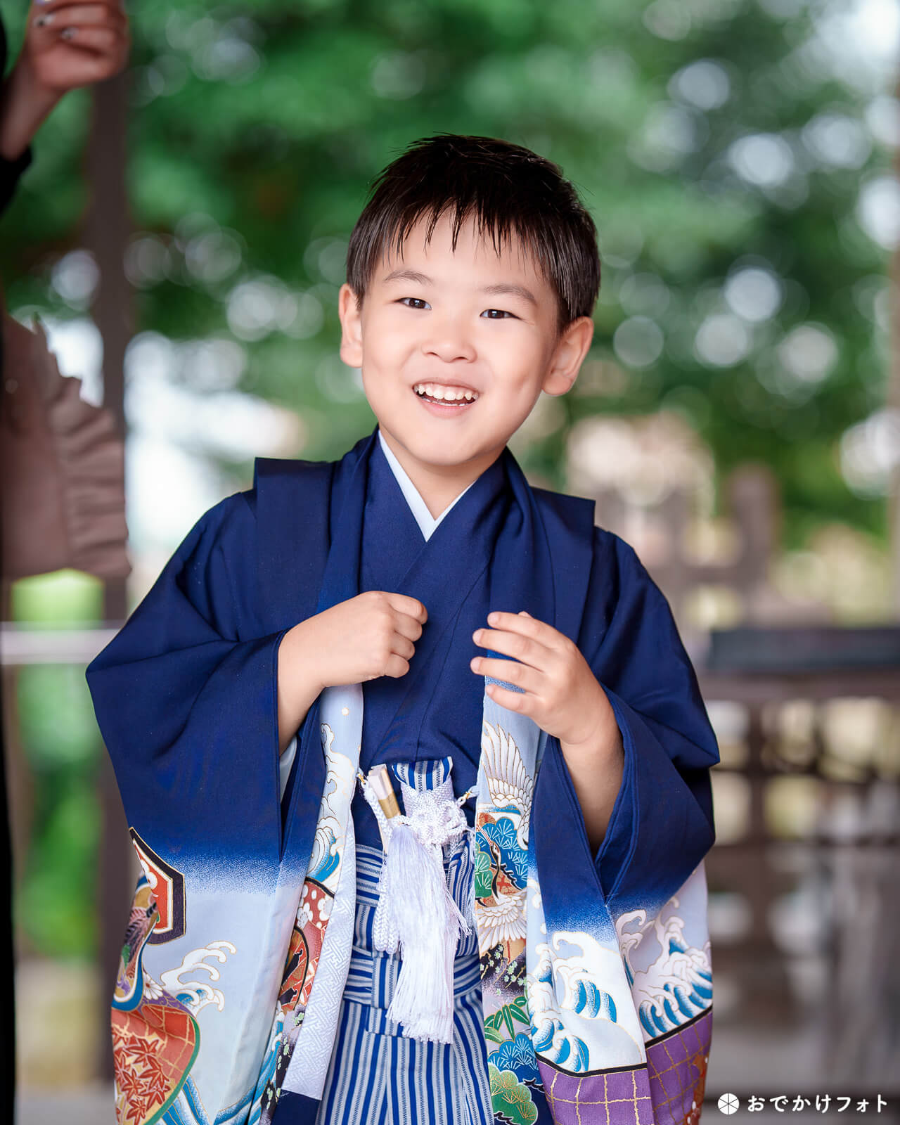 高宮八幡宮で七五三のロケーションフォト出張撮影