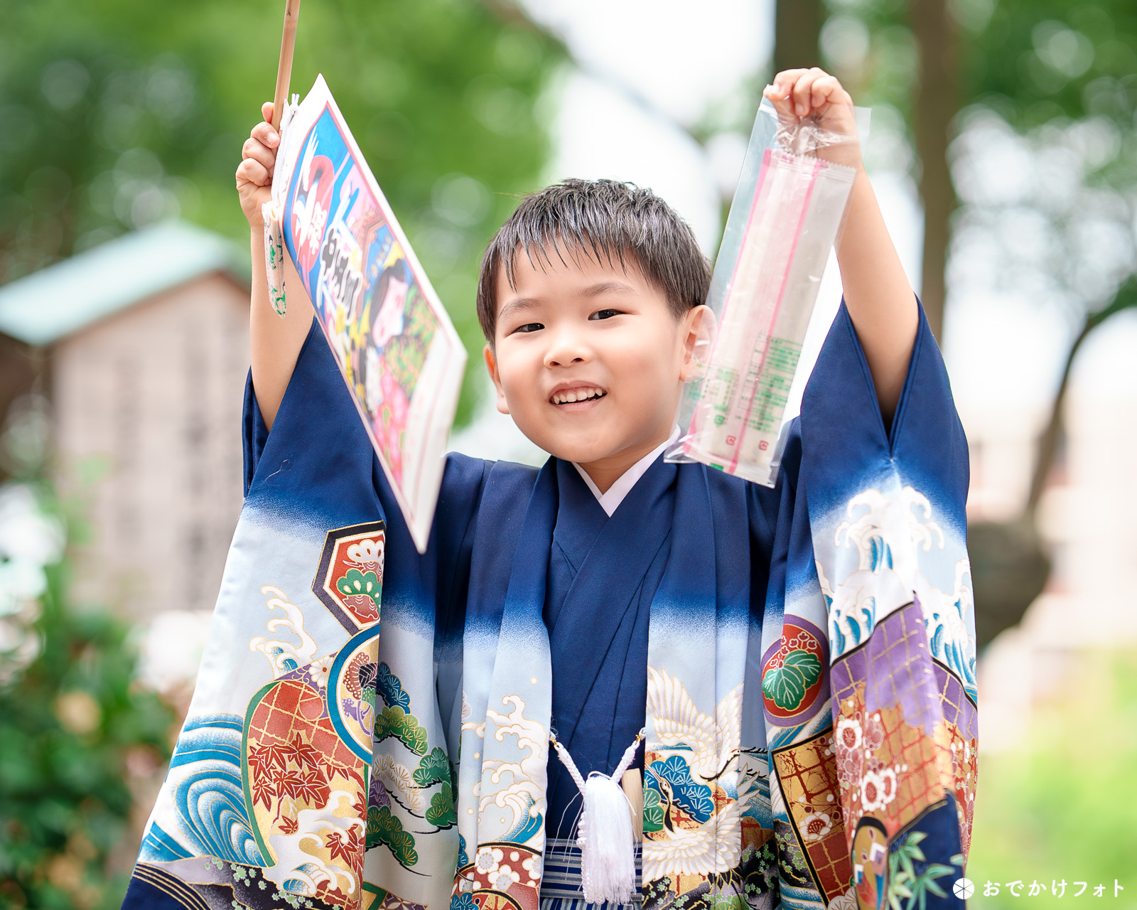 高宮八幡宮で七五三のロケーションフォト出張撮影