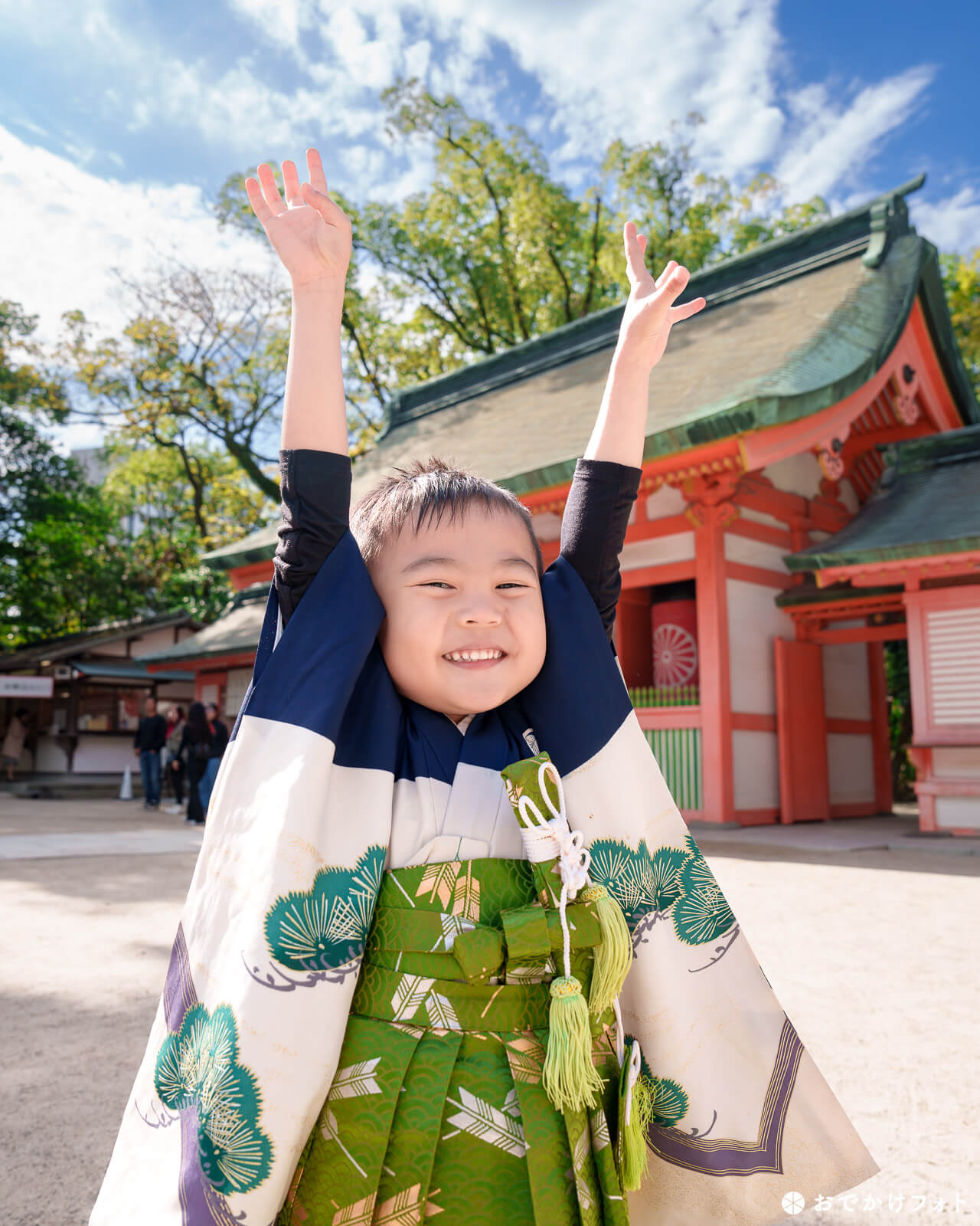 住吉神社で七五三のロケーションフォト出張撮影