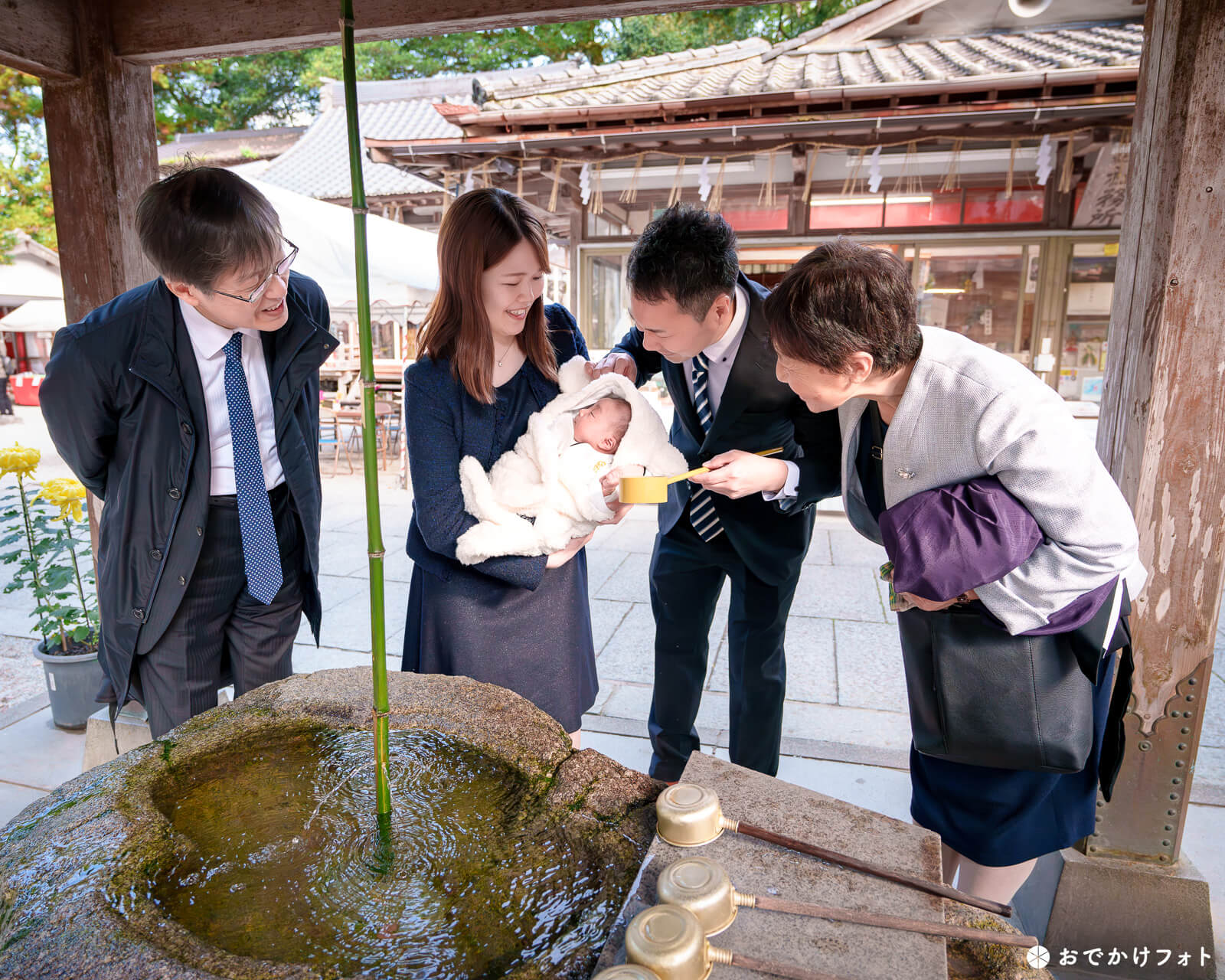 飯盛神社でお宮参りのロケーションフォト出張撮影