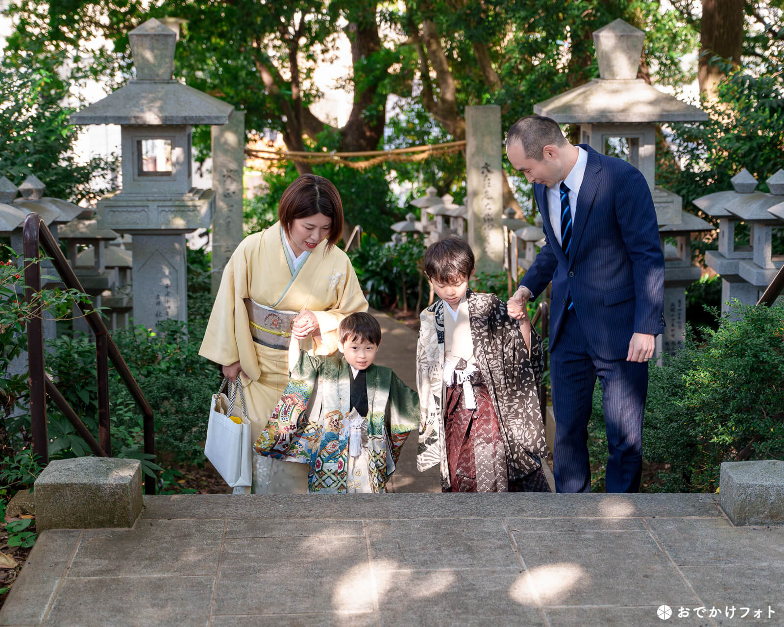 高宮八幡宮で七五三のロケーションフォト出張撮影