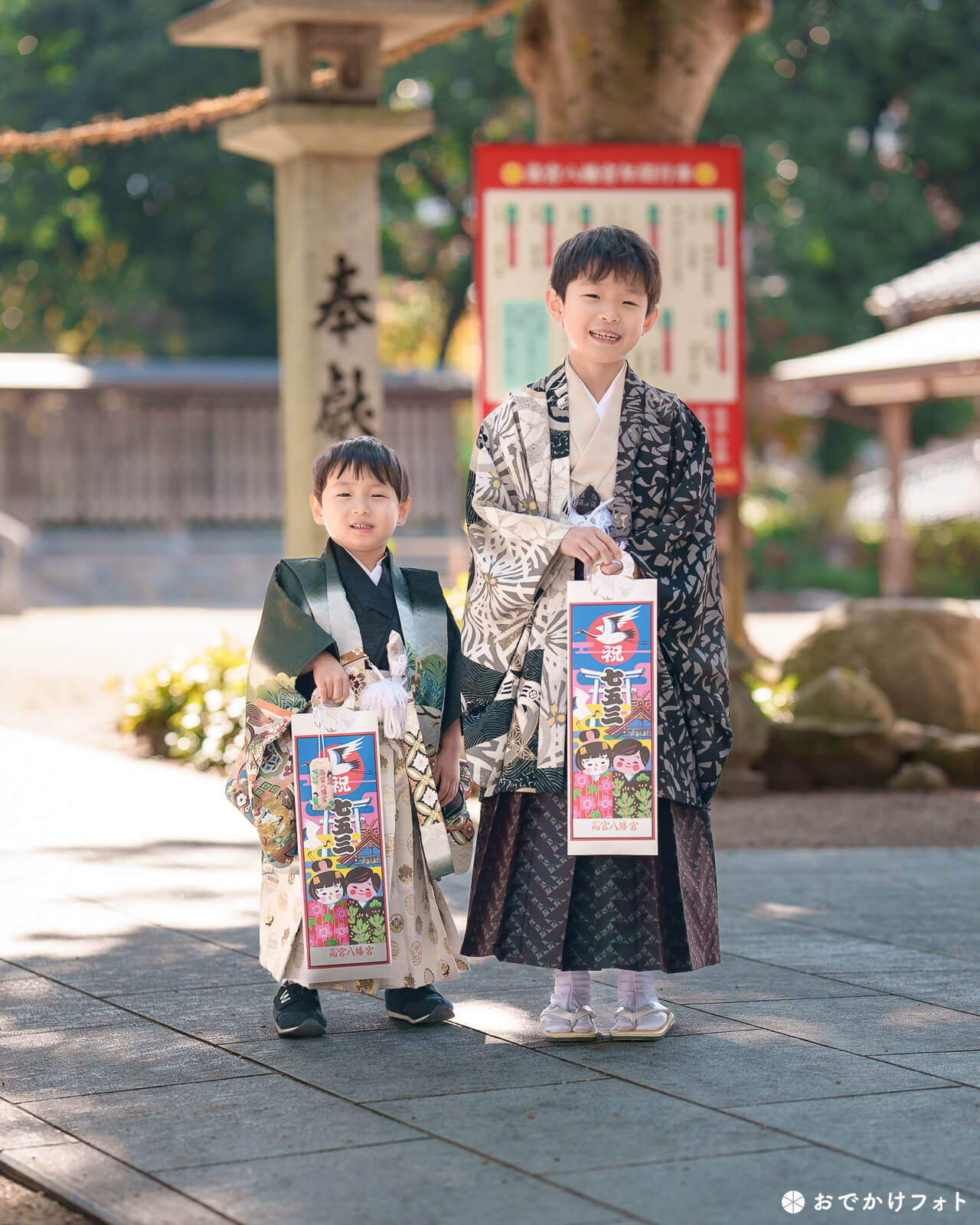 高宮八幡宮で七五三のロケーションフォト出張撮影