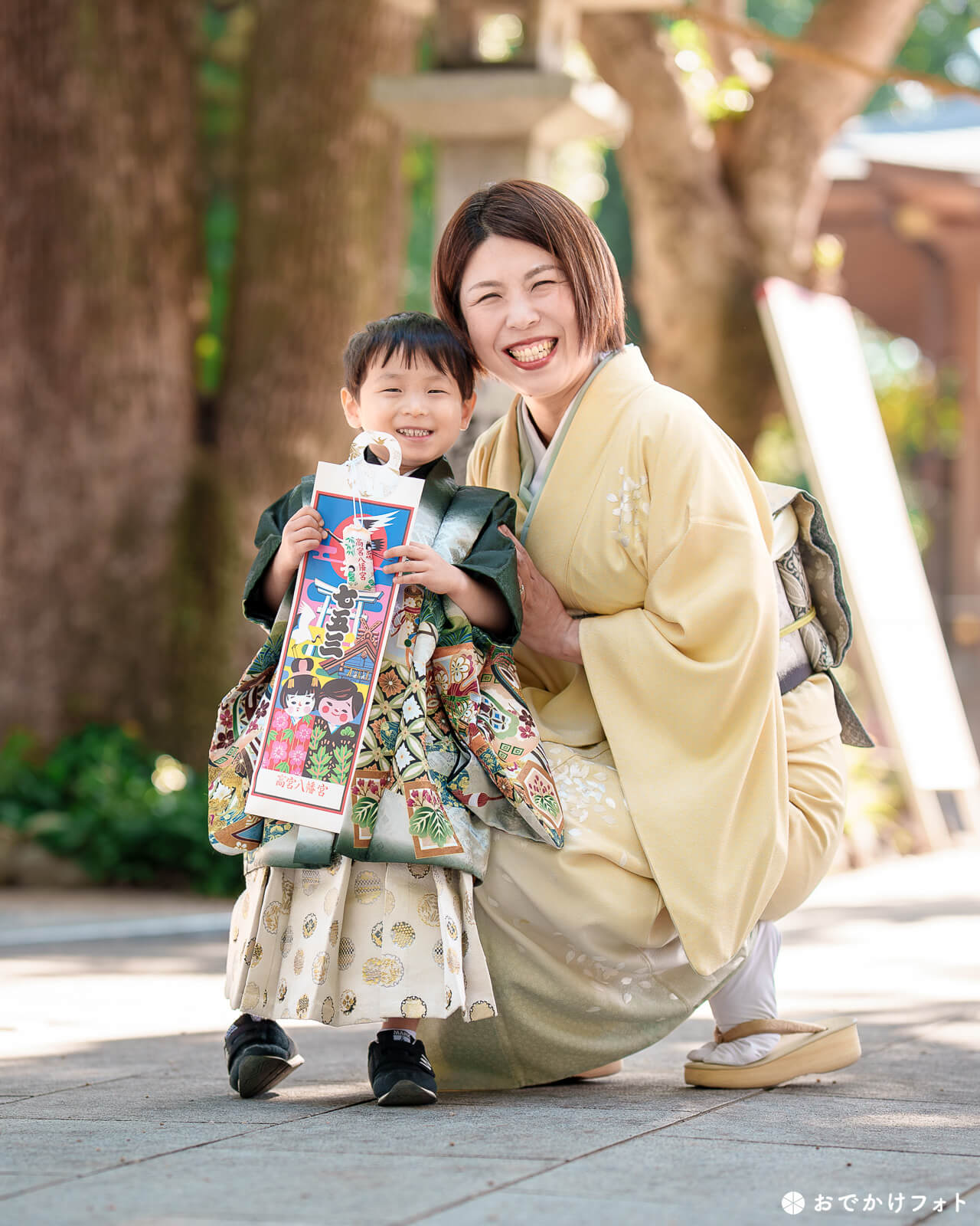 高宮八幡宮で七五三のロケーションフォト出張撮影