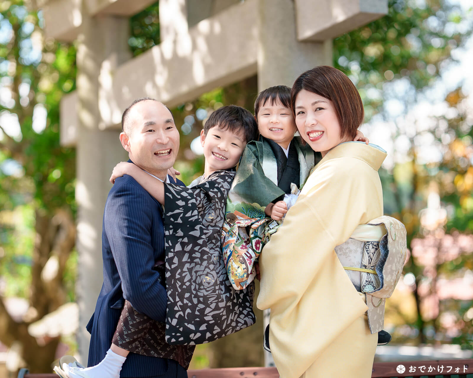 高宮八幡宮で七五三のロケーションフォト出張撮影