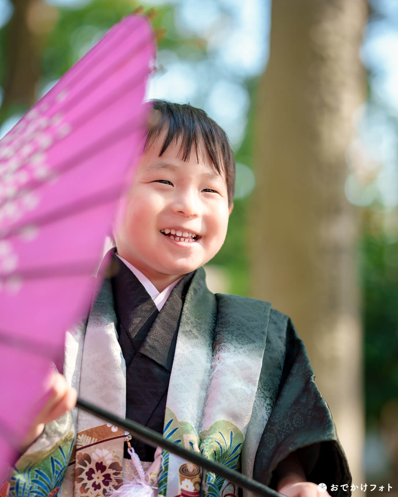 高宮八幡宮で七五三のロケーションフォト出張撮影