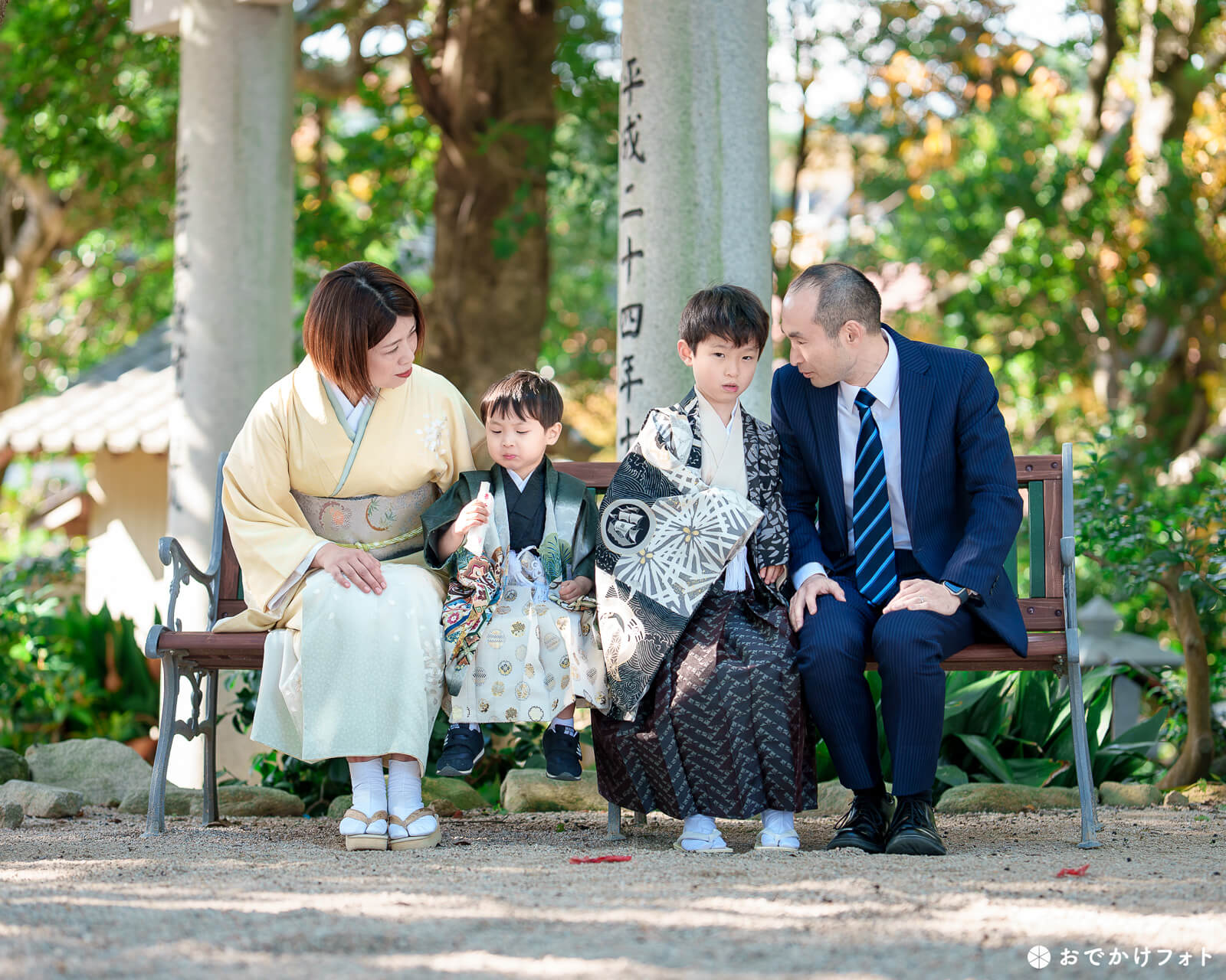 高宮八幡宮で七五三のロケーションフォト出張撮影