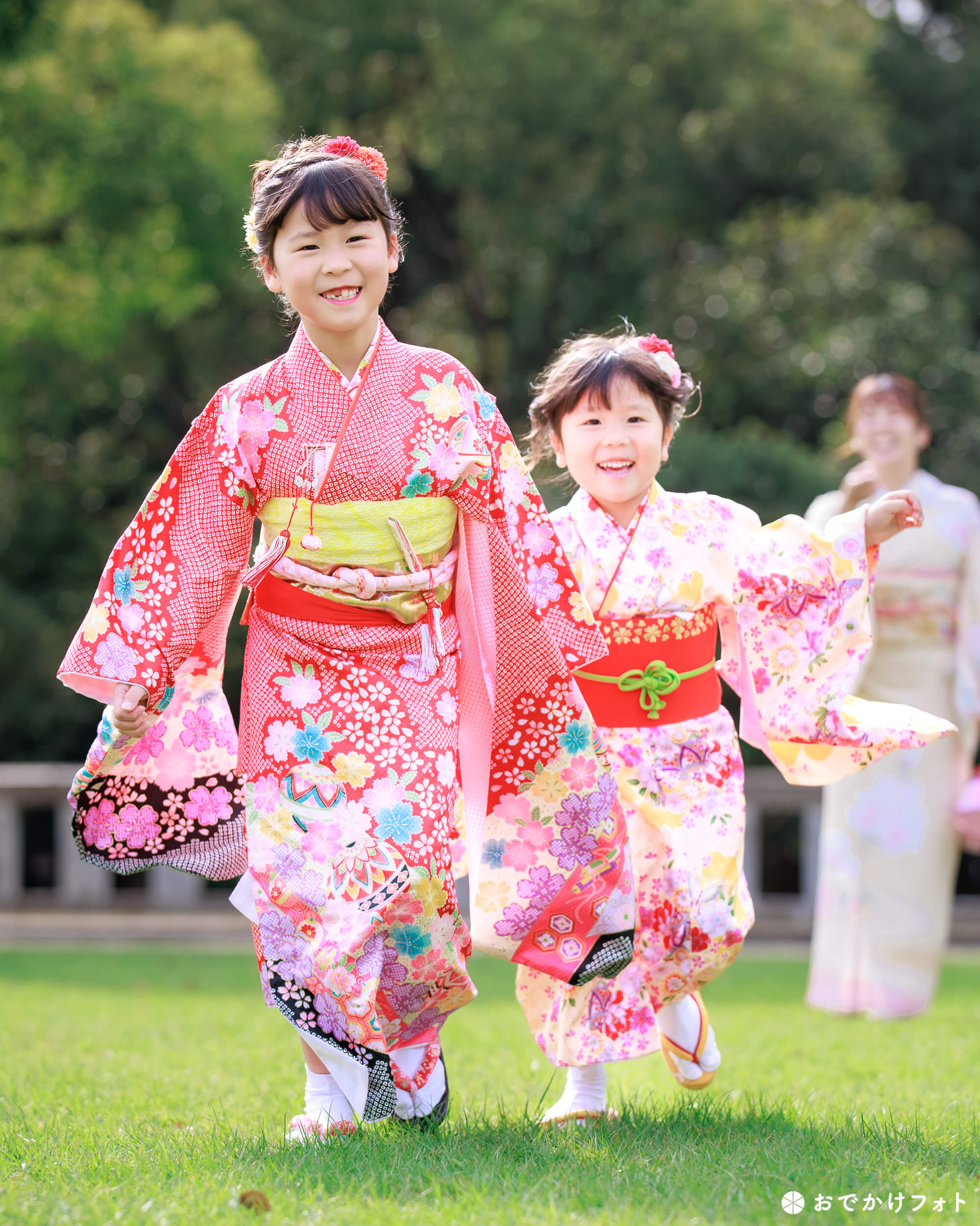 護国神社で七五三のロケーションフォト出張写真撮影