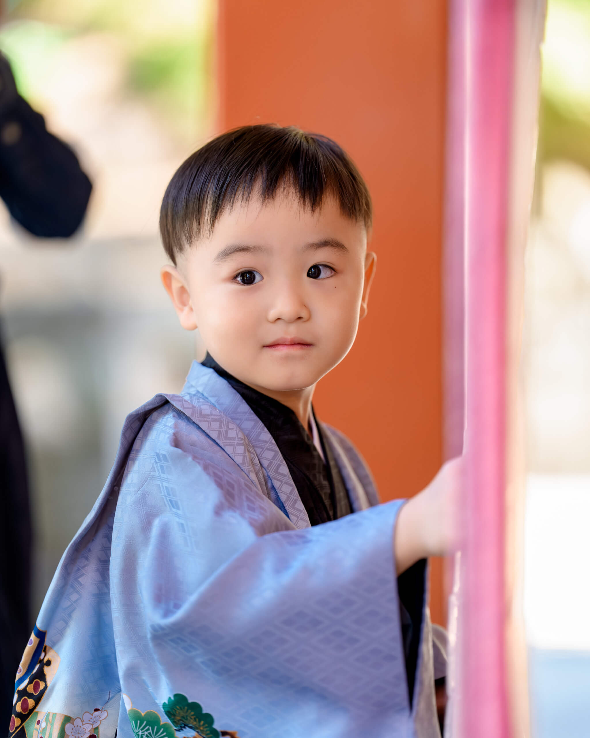 紅葉八幡宮で七五三のロケーションフォト出張撮影