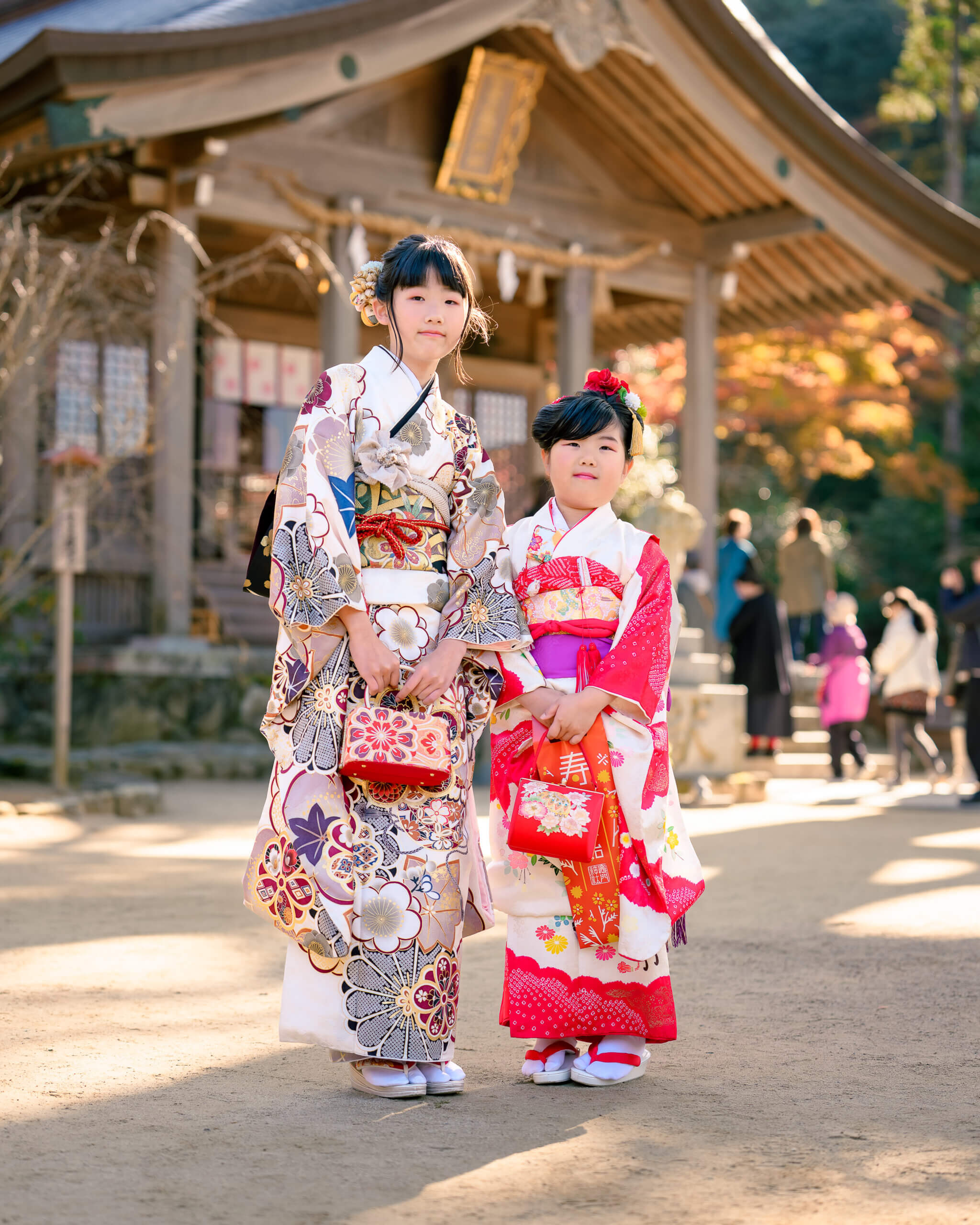竈門神社で七五三のロケーションフォト出張撮影