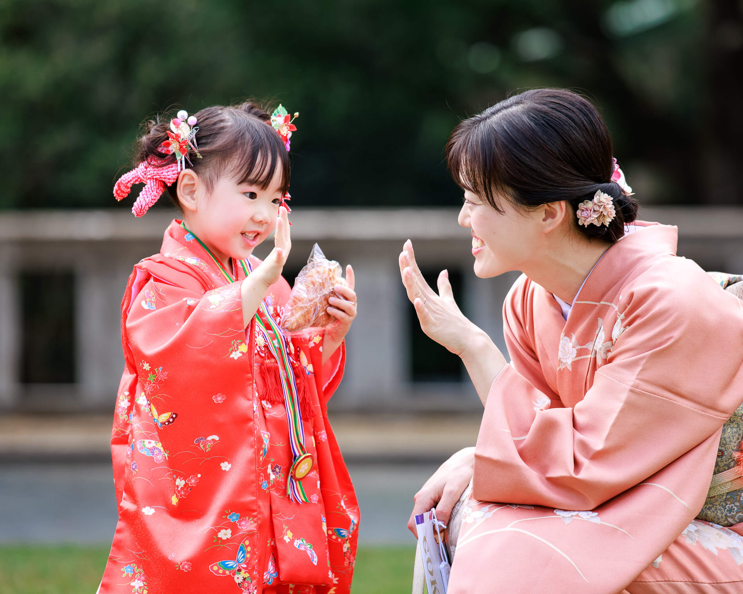 福岡県護国神社で七五三のロケーションフォト出張撮影