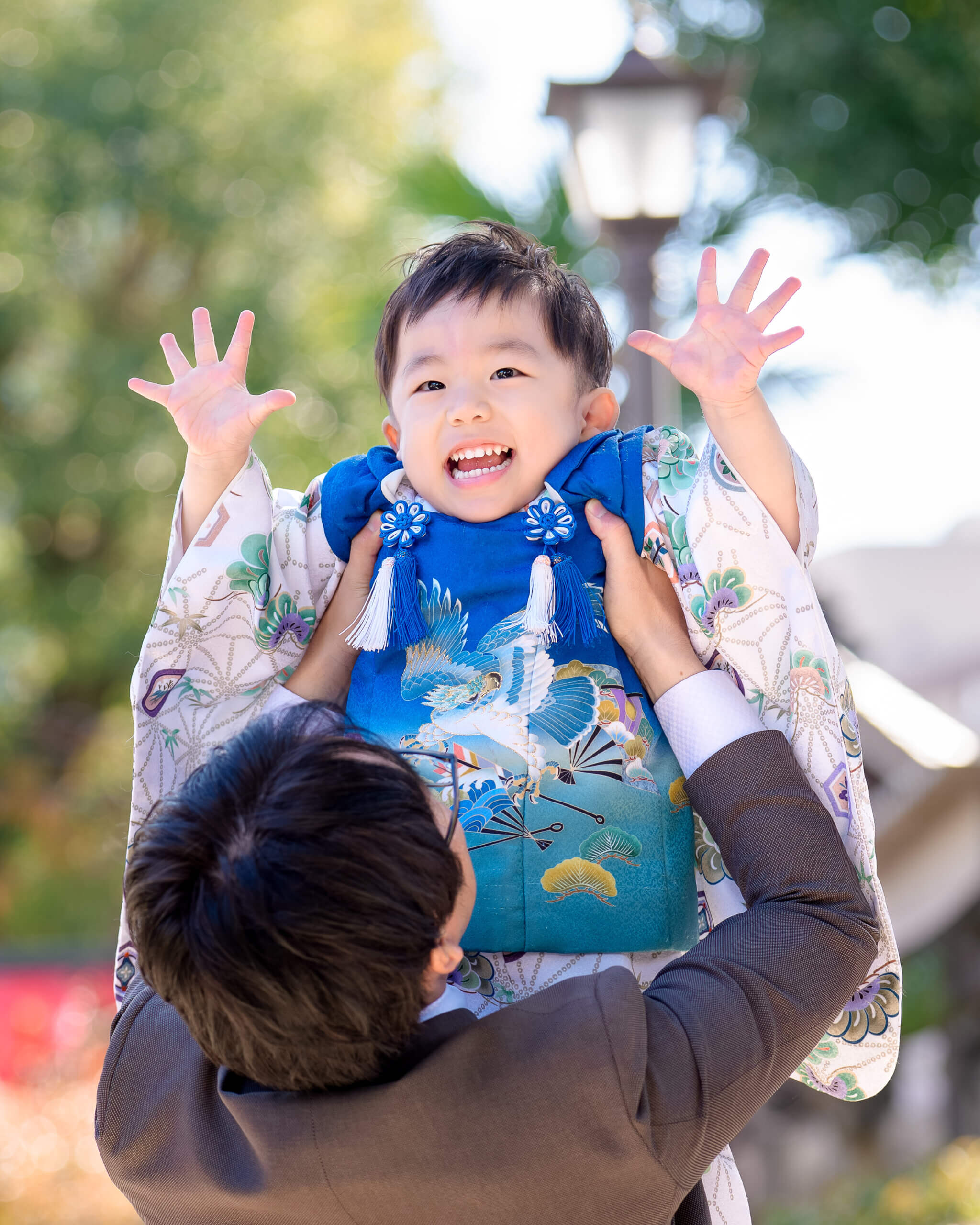 櫛田神社で七五三のロケーションフォト出張撮影