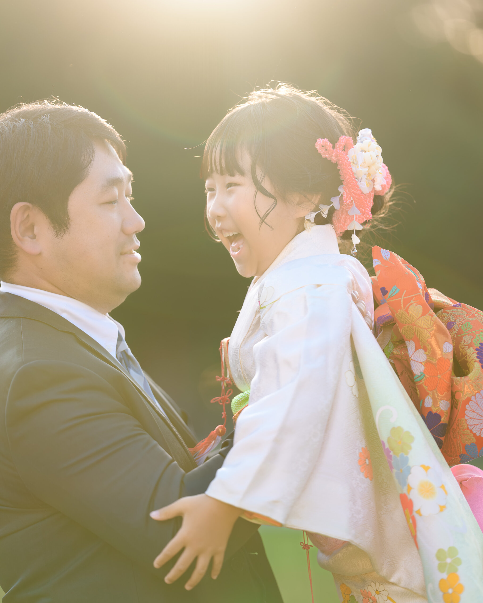 福岡県護国神社で七五三のロケーションフォト出張撮影