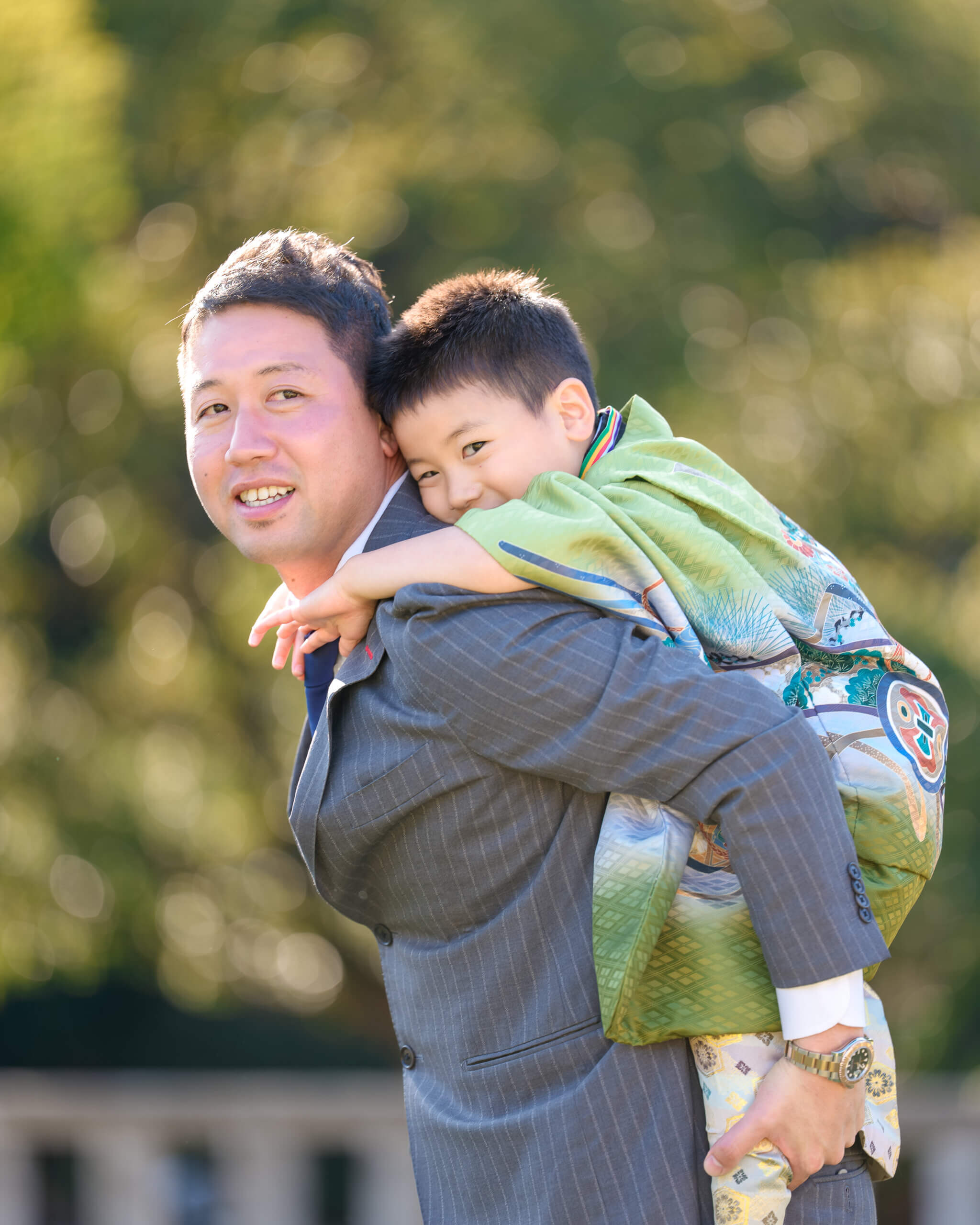 福岡県護国神社で七五三のロケーションフォト出張撮影