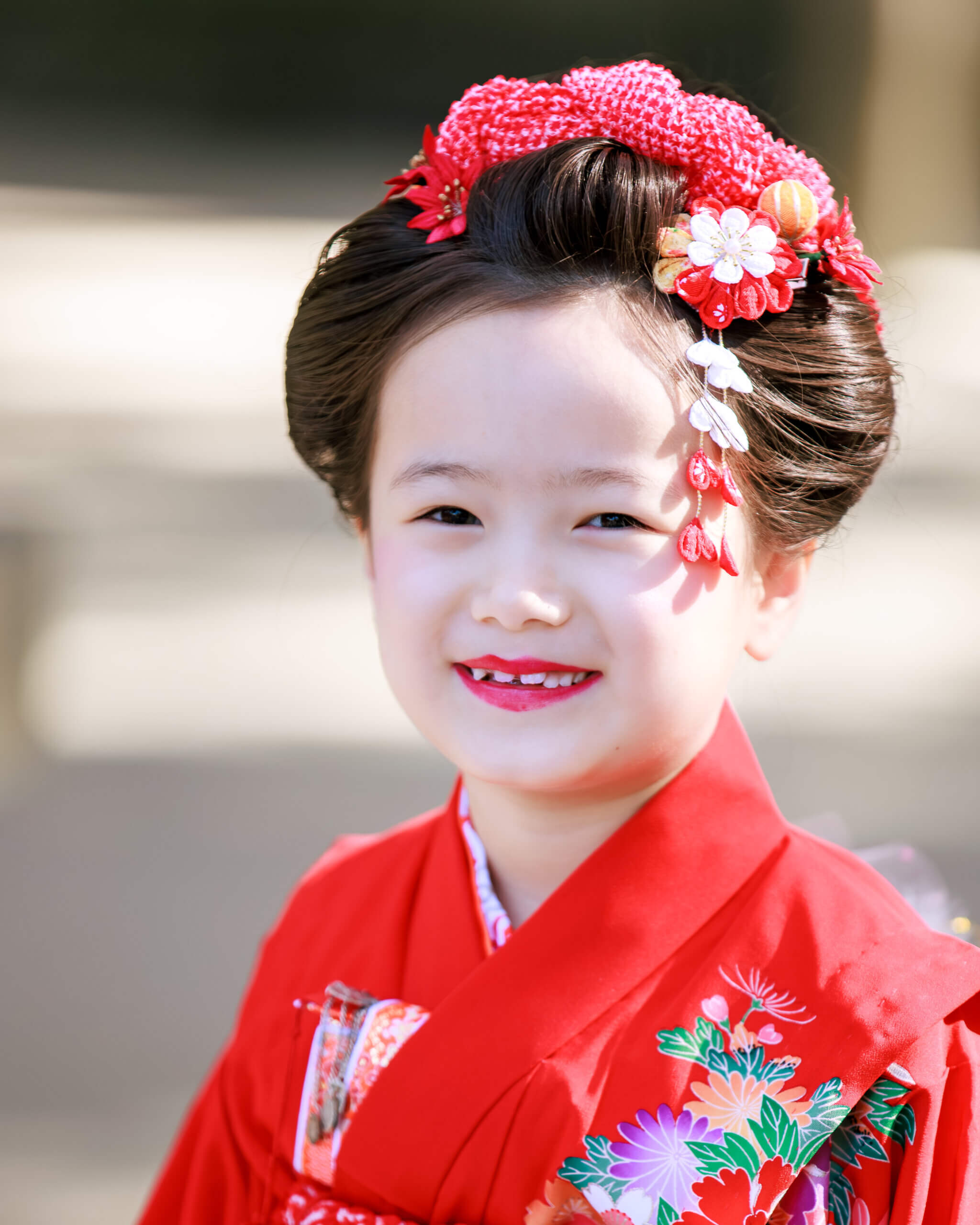 筥崎宮で七五三のロケーションフォト出張撮影