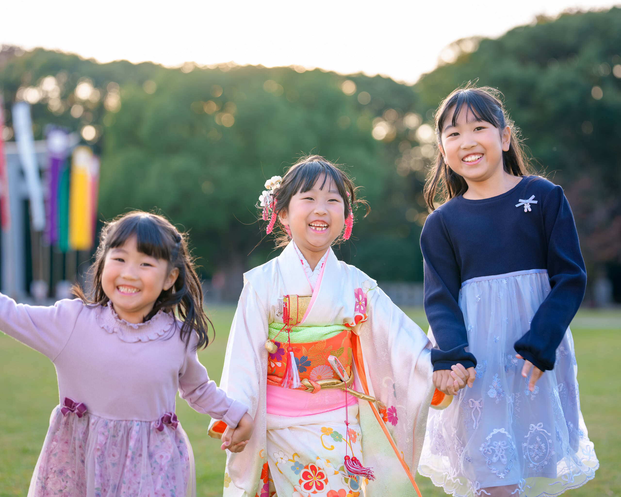 福岡県護国神社で七五三のロケーションフォト出張撮影