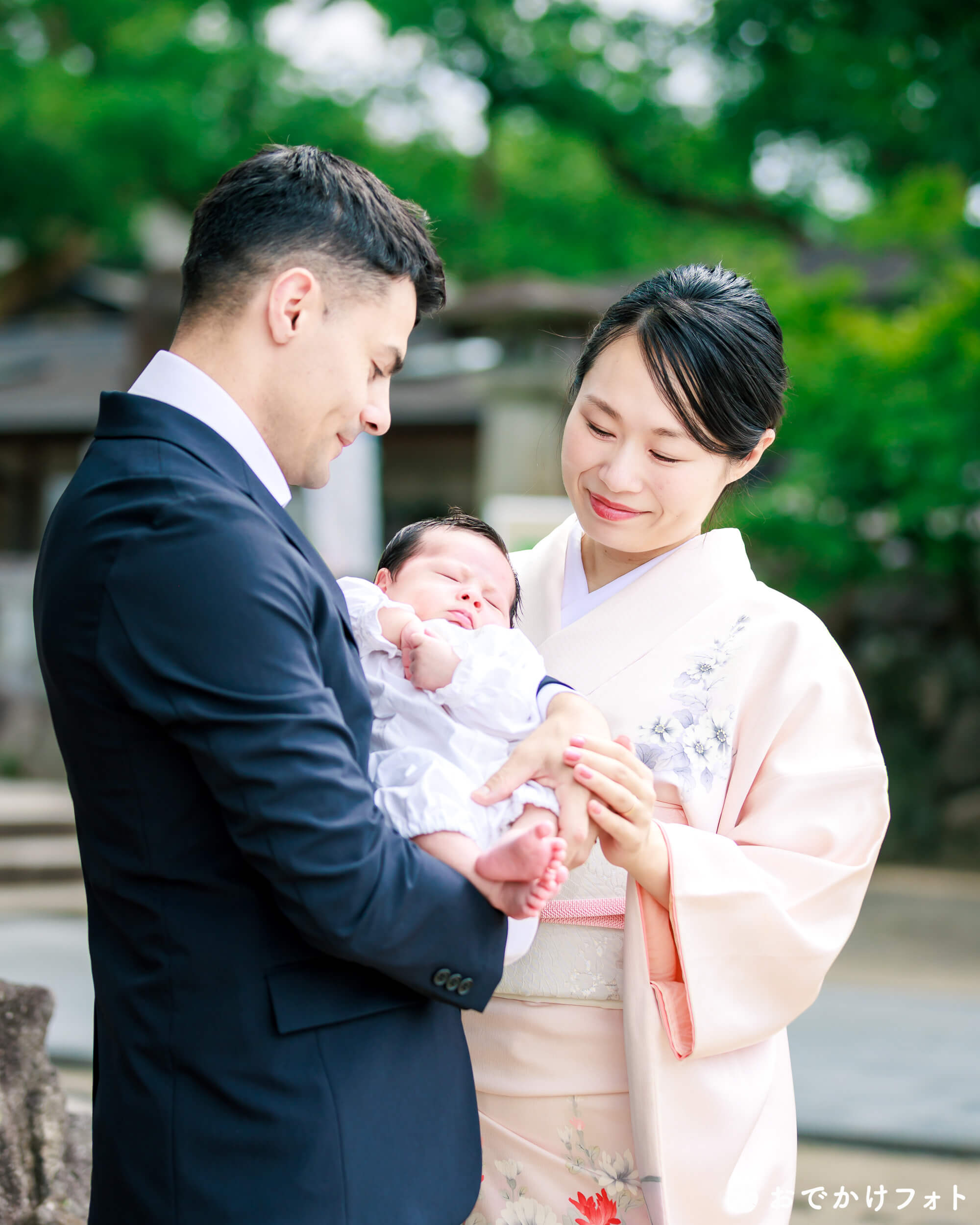 宇美八幡宮でお宮参りの出張撮影