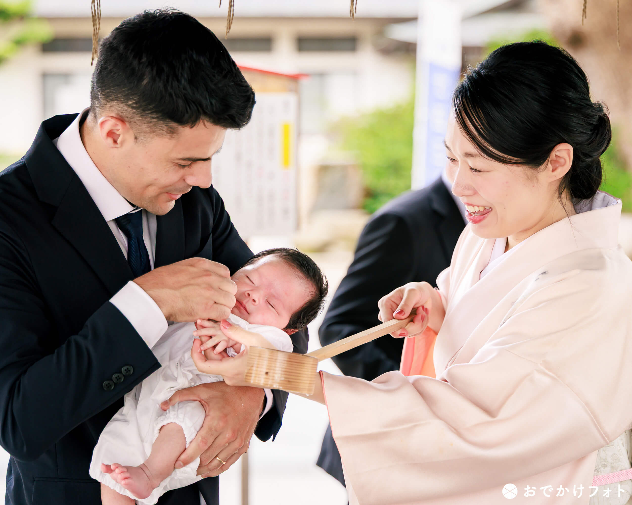宇美八幡宮でお宮参りの出張撮影